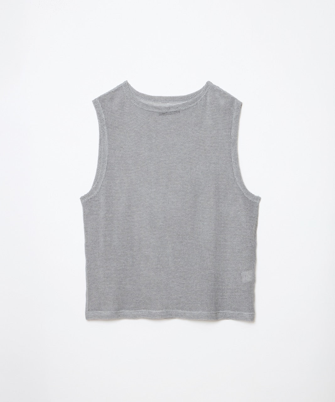ensou. Boat Neck Sleeveless (Top Grey) / E14T007