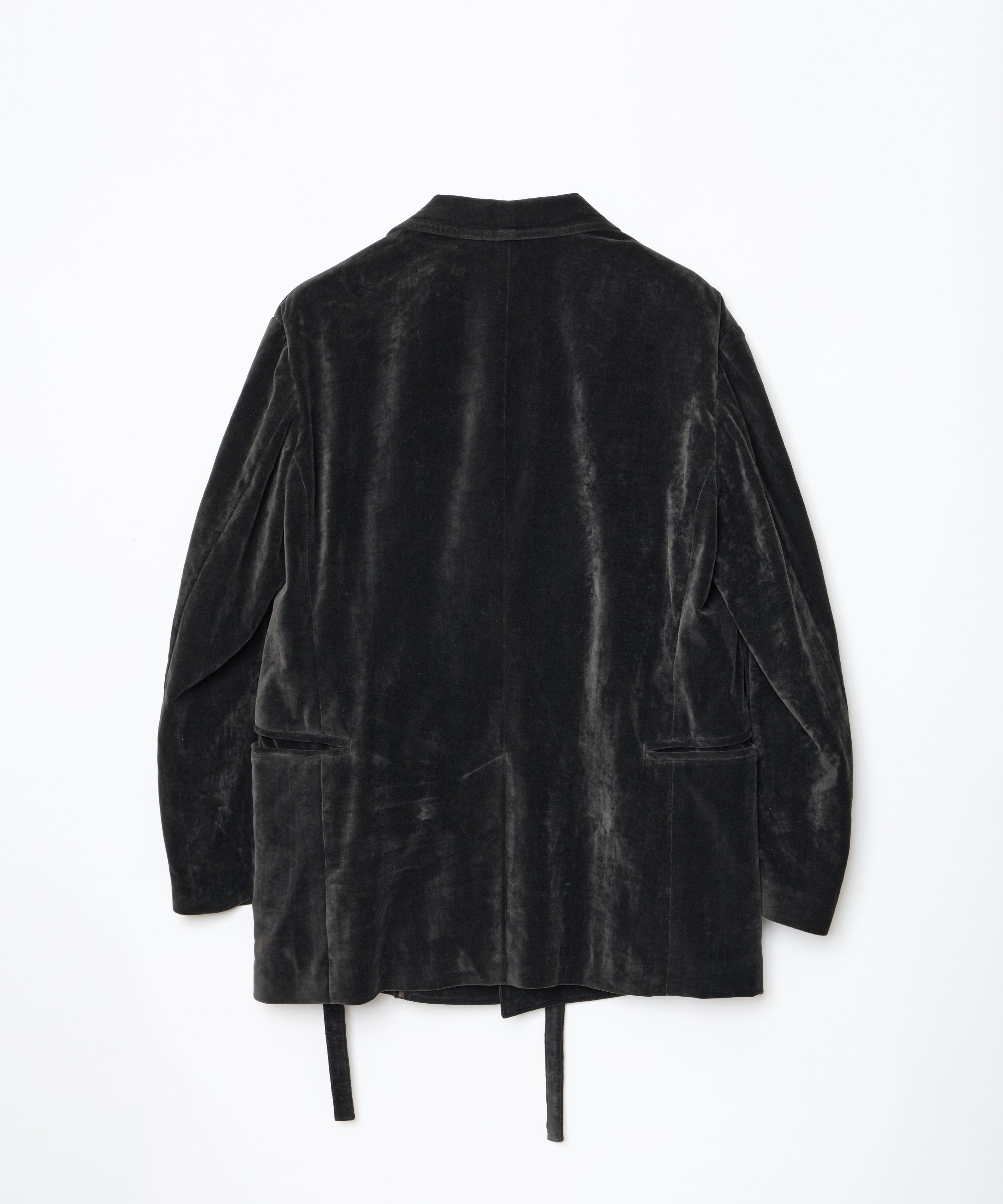 Double-breasted Blazer (Sumi-dyed Black)
