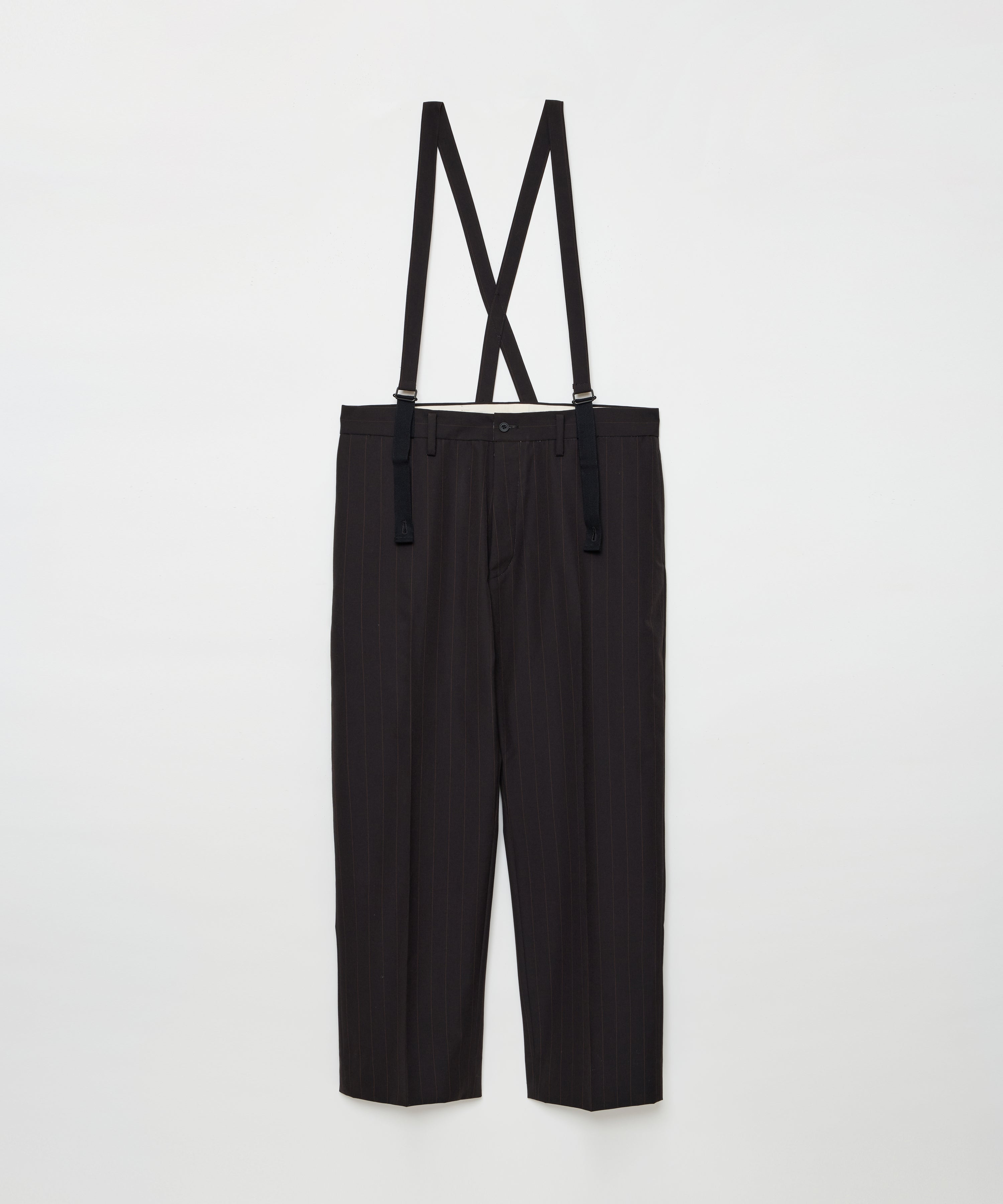 Suspender Trousers (Brown Stripe)