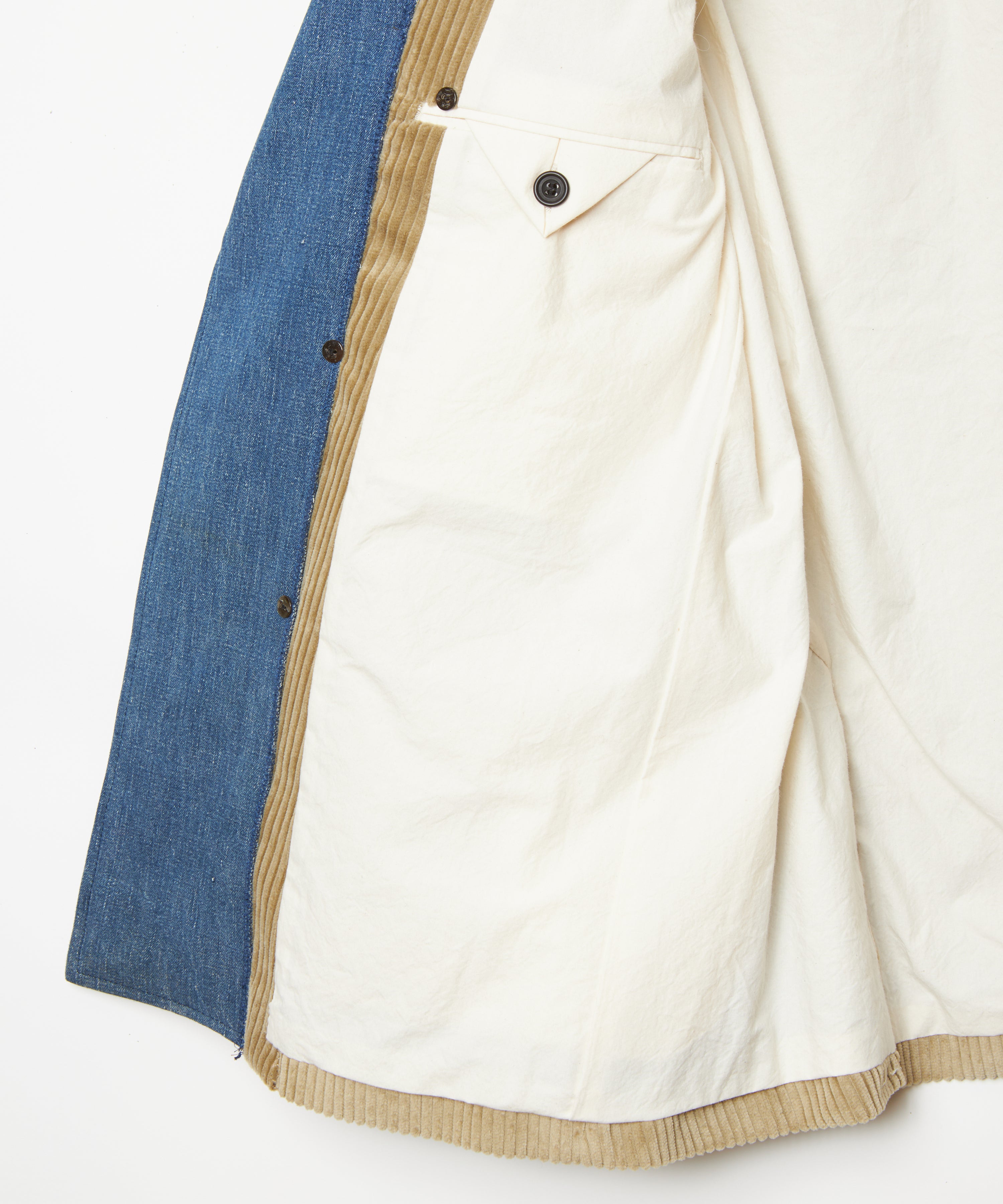 Gemini Jacket (Beige x Indigo)