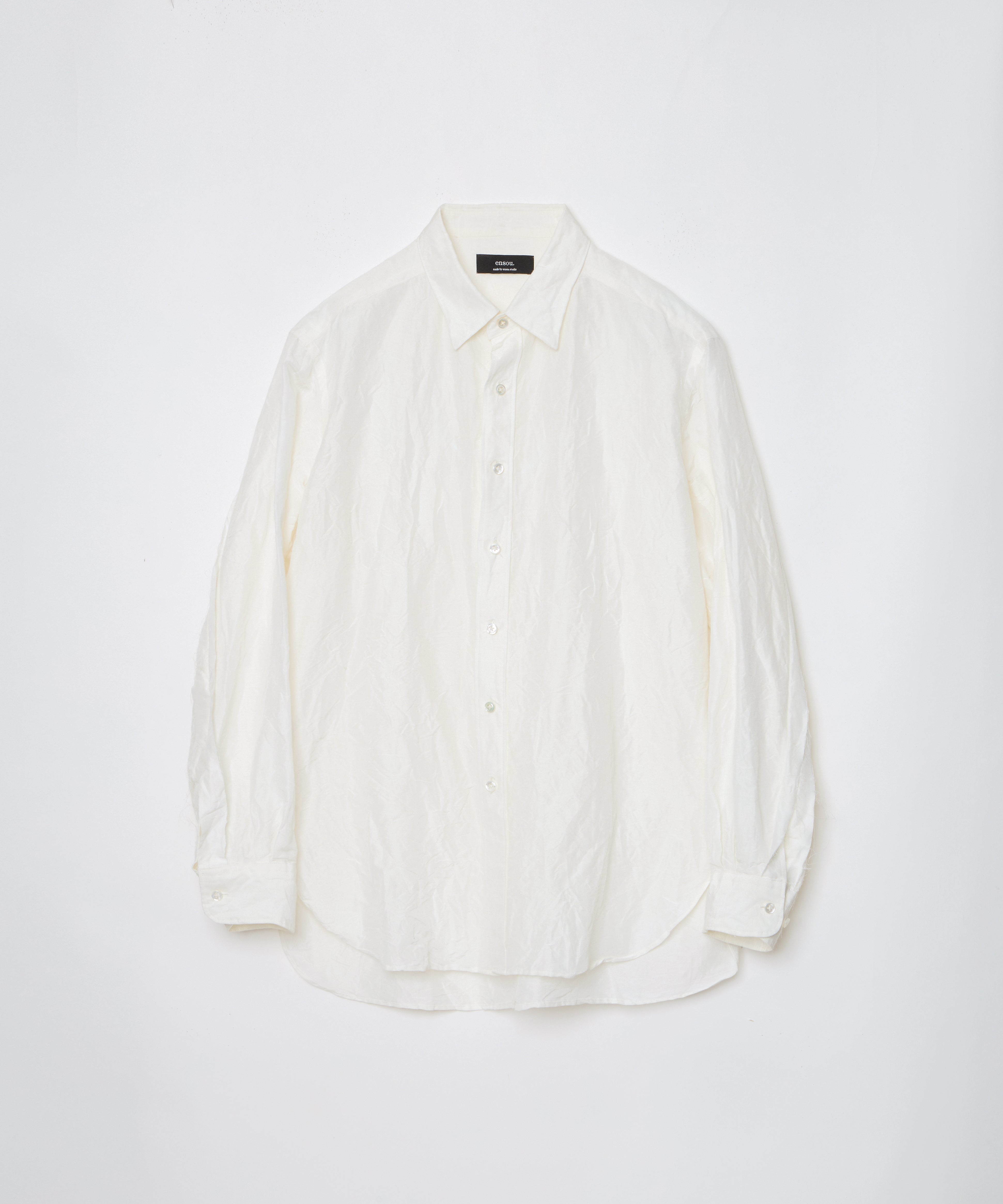 ensou. / ジャケット/M/シルク/WHT ensou. Michael Shirt (White) / E13S011