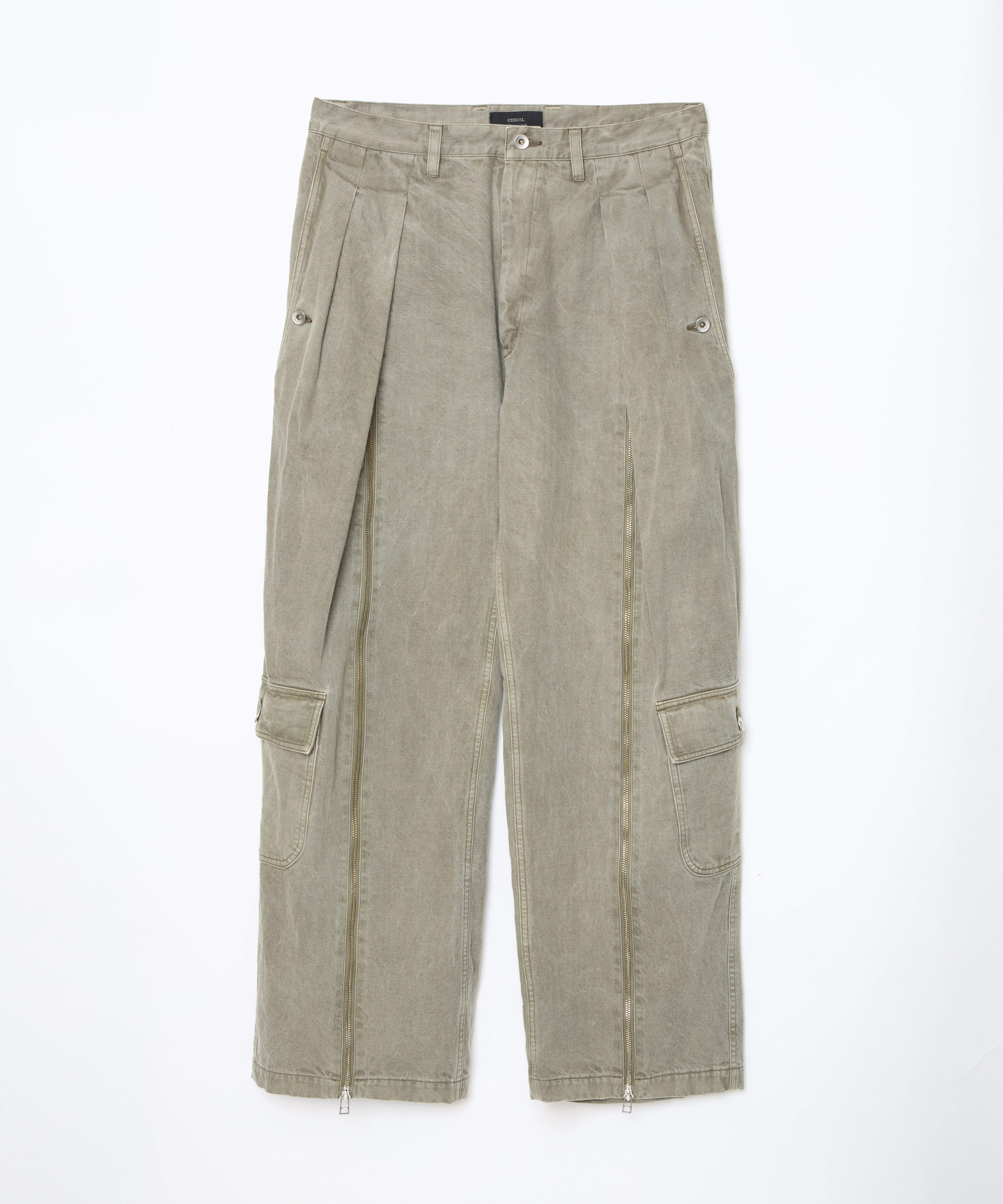 ensou. Parachute Pants (Olive) / E13P008