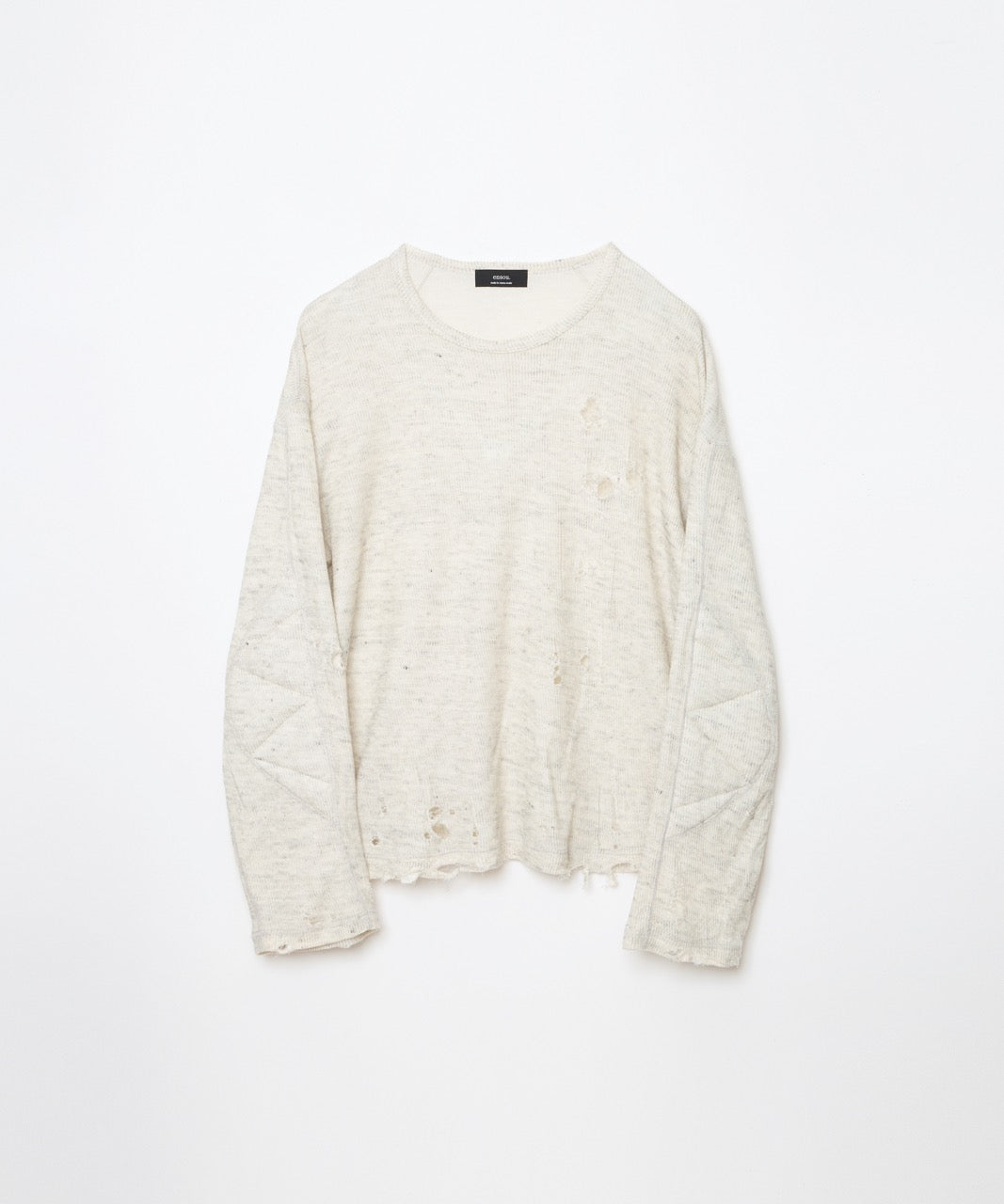 【新品/未使用】ensou. Scar Tissue Long Sleeve ensou. Scar Tissue Long Sleeve Tee (Oatmeal) / E14T002