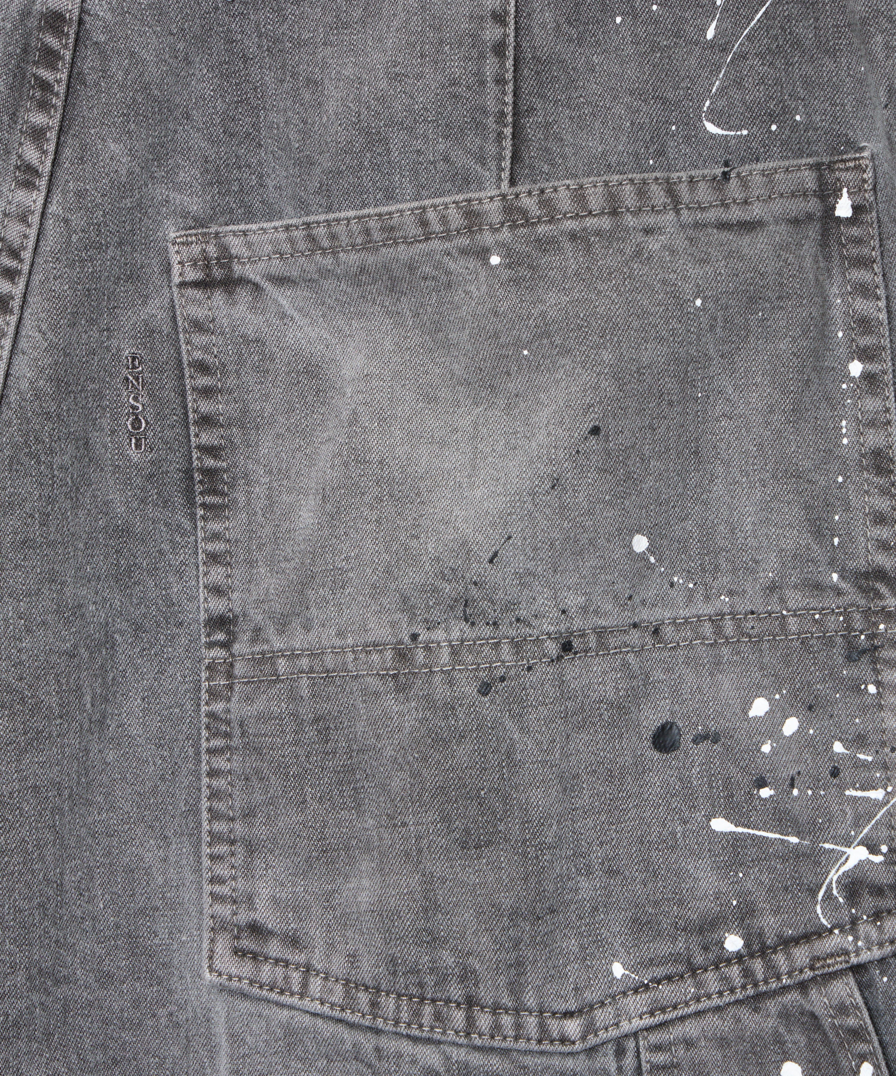 Splash Painter Jeans (Sumi-dyed Grey)