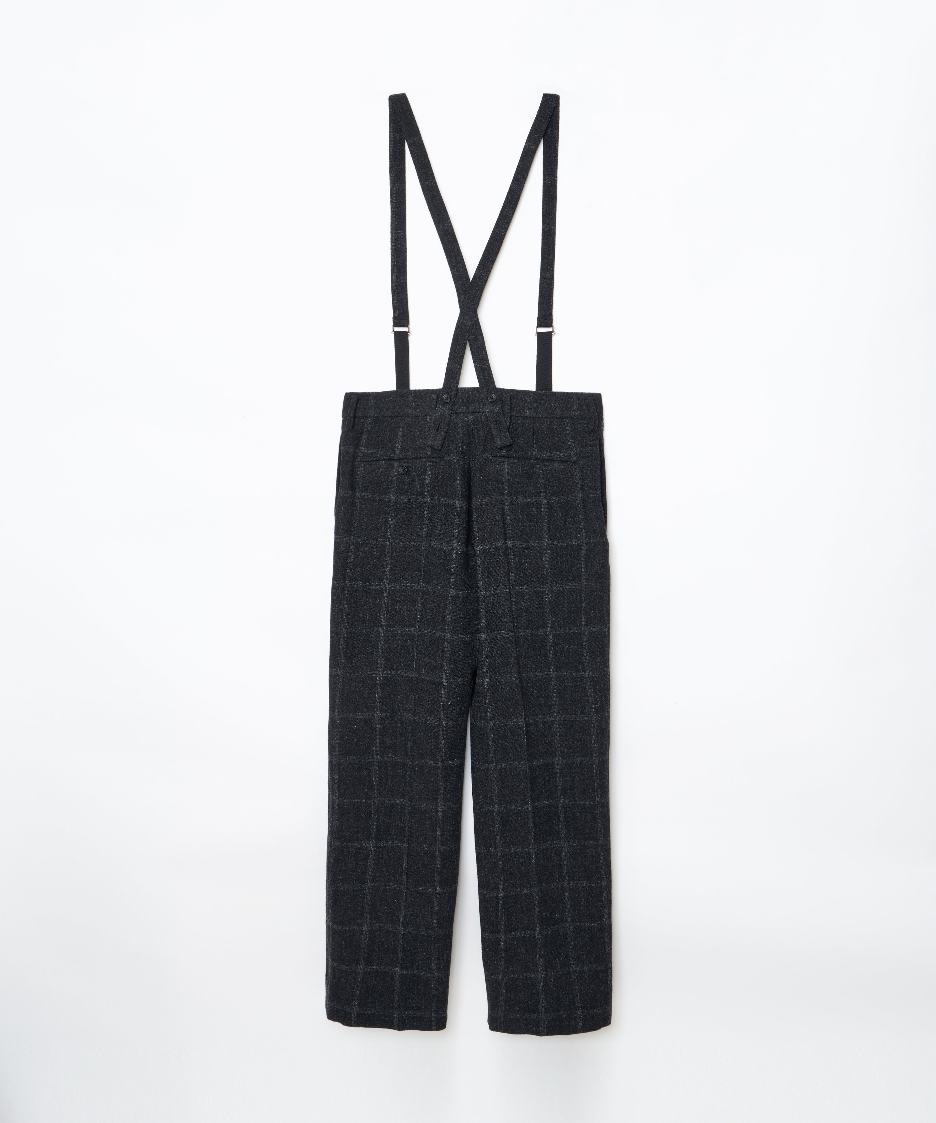 Suspender Trousers (Black Check)