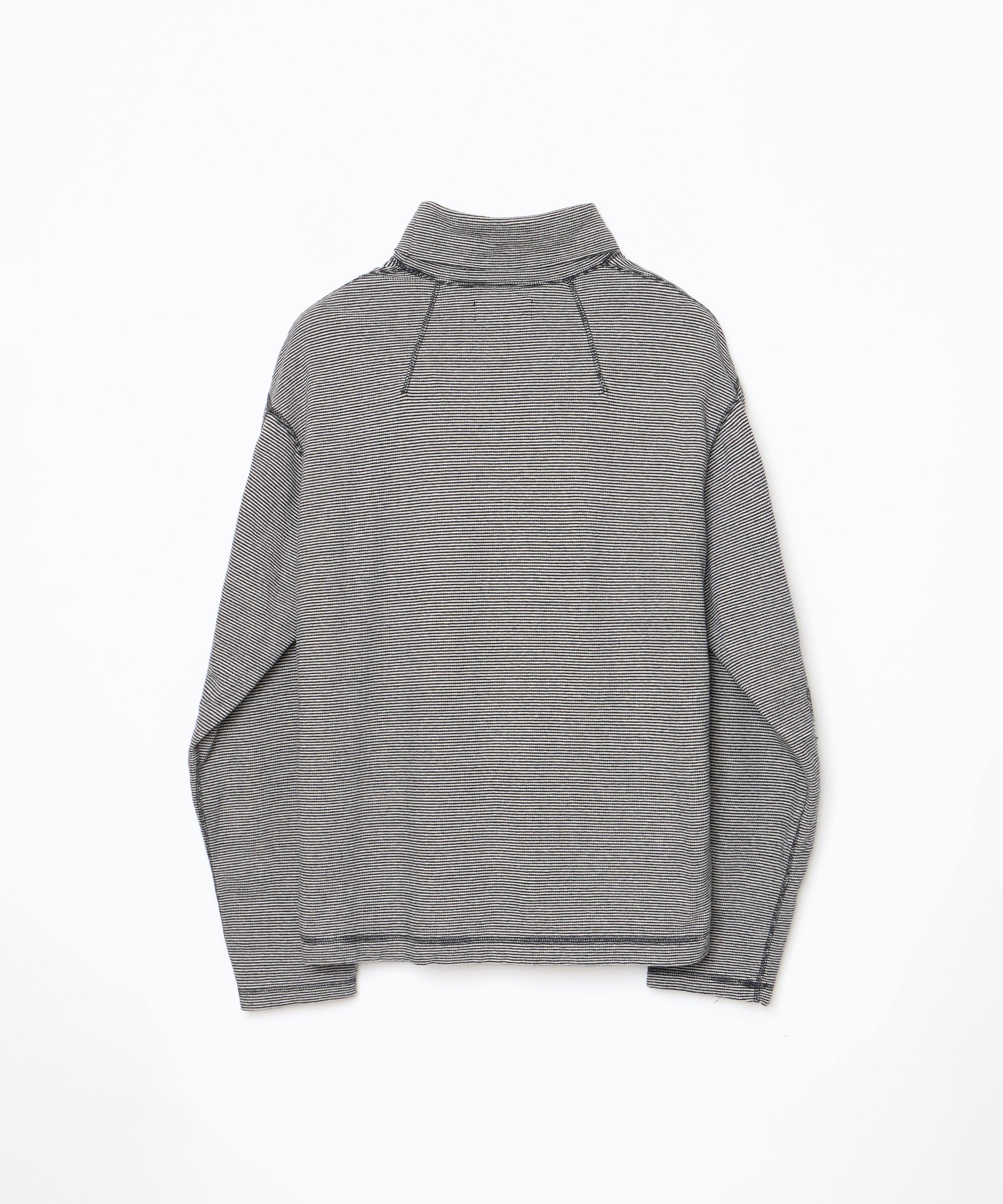 Turtleneck Long Sleeve Shirt (Stripe)