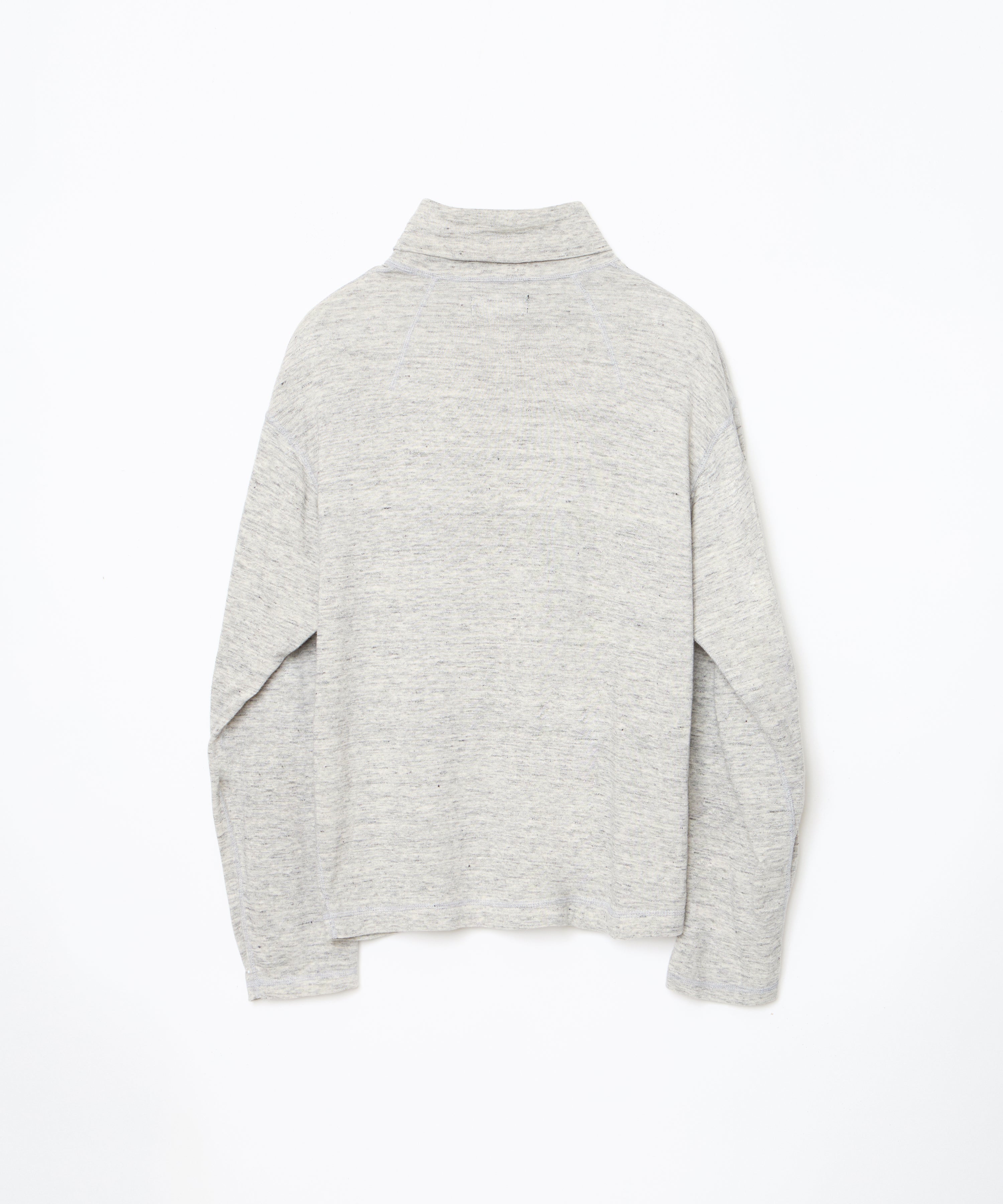 Turtleneck Long Sleeve Shirt (Top Grey)