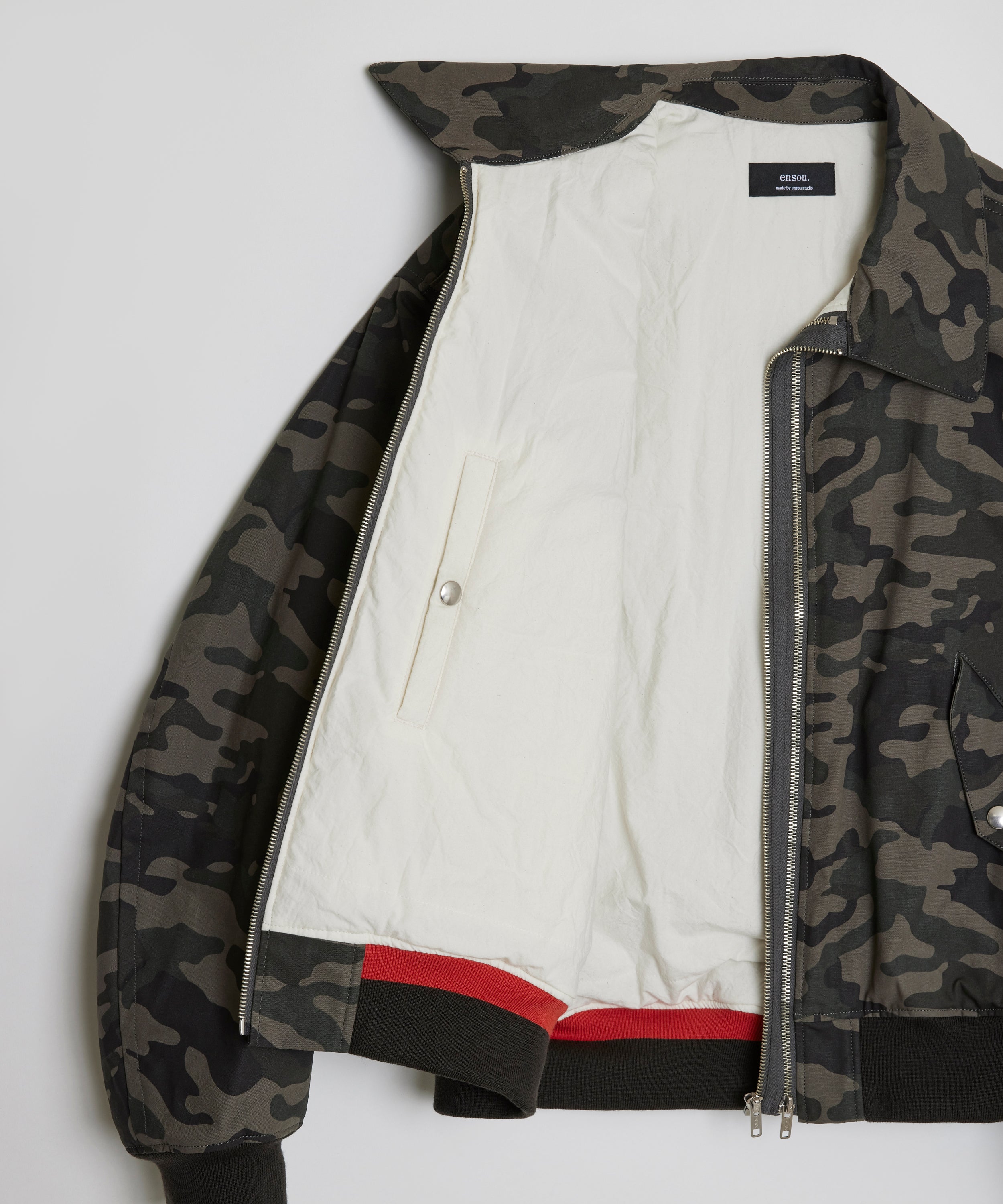 Two-lane Flight Jacket (Camo)