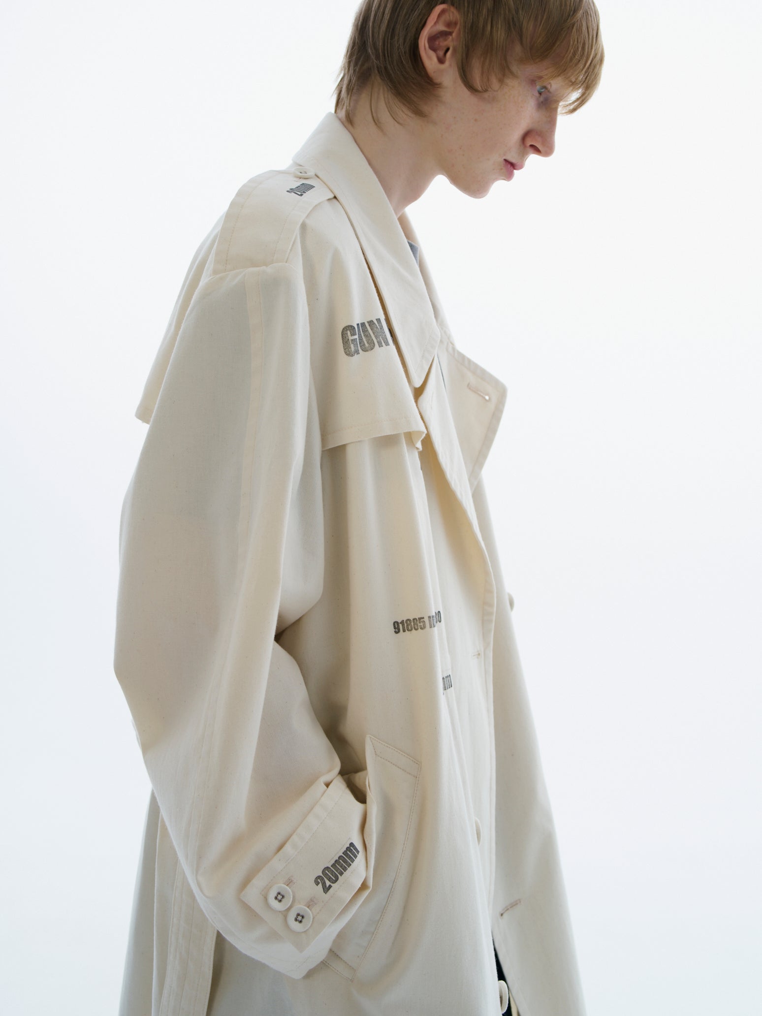 Prototype Trench Coat (Ivory)