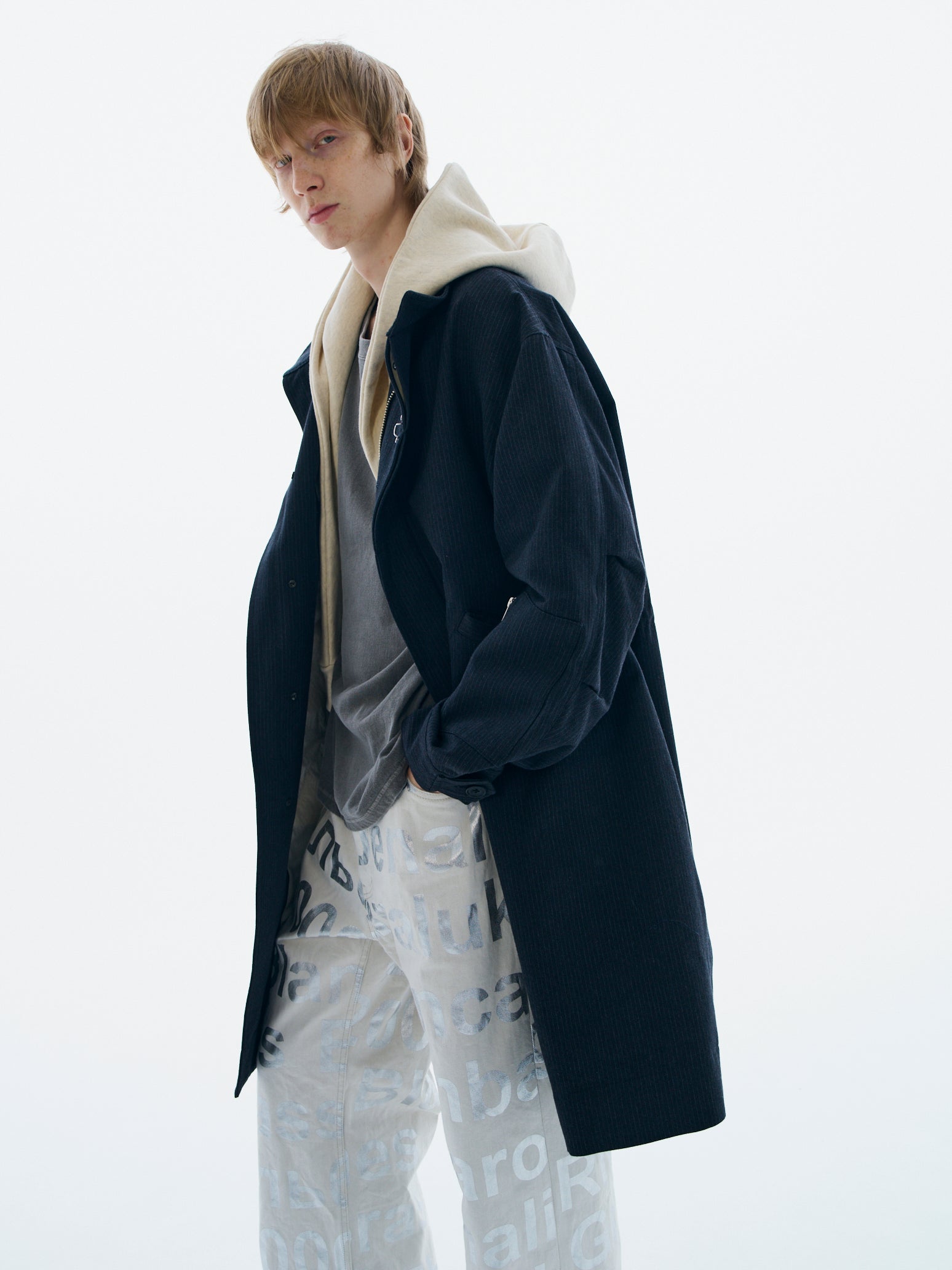 パンツ ensou. Big-E 4PK Jeans (White x Silver) ensou. Wide Big-E 4PK Jeans (White x Silver) / E11P012