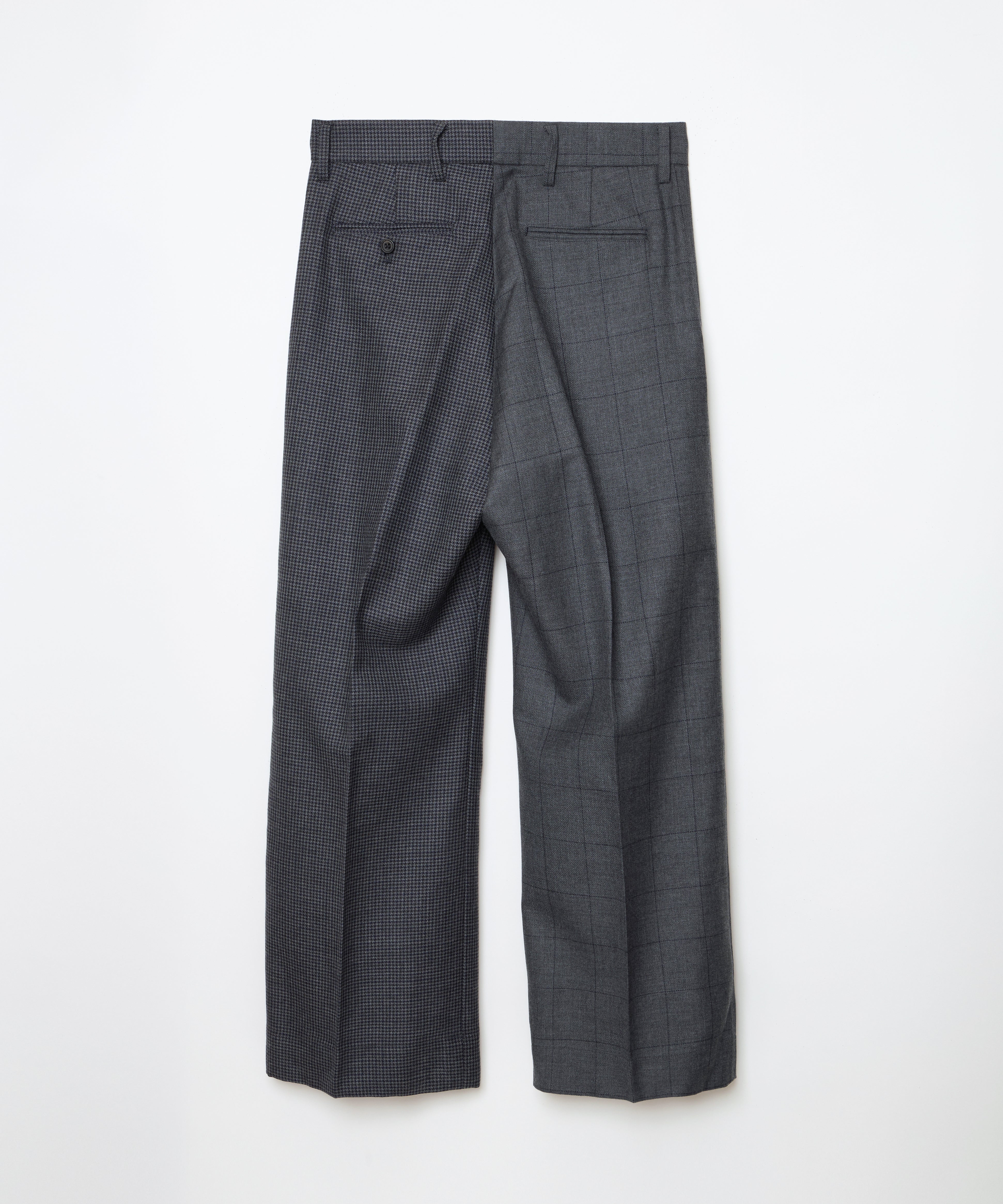 ensou. Doni's Trousers (Grey Check Mix) / E09P004
