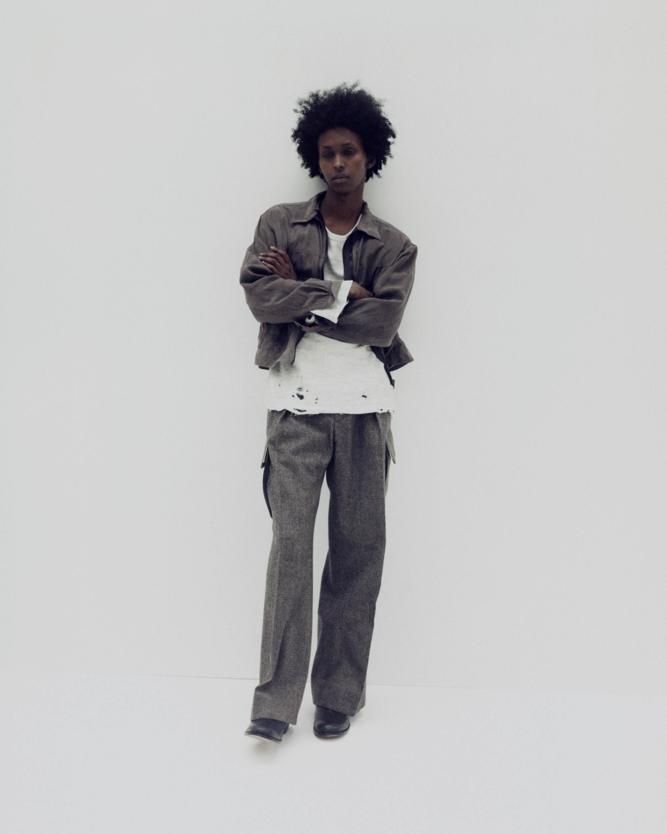 Two-lane Short Jacket (Navy)