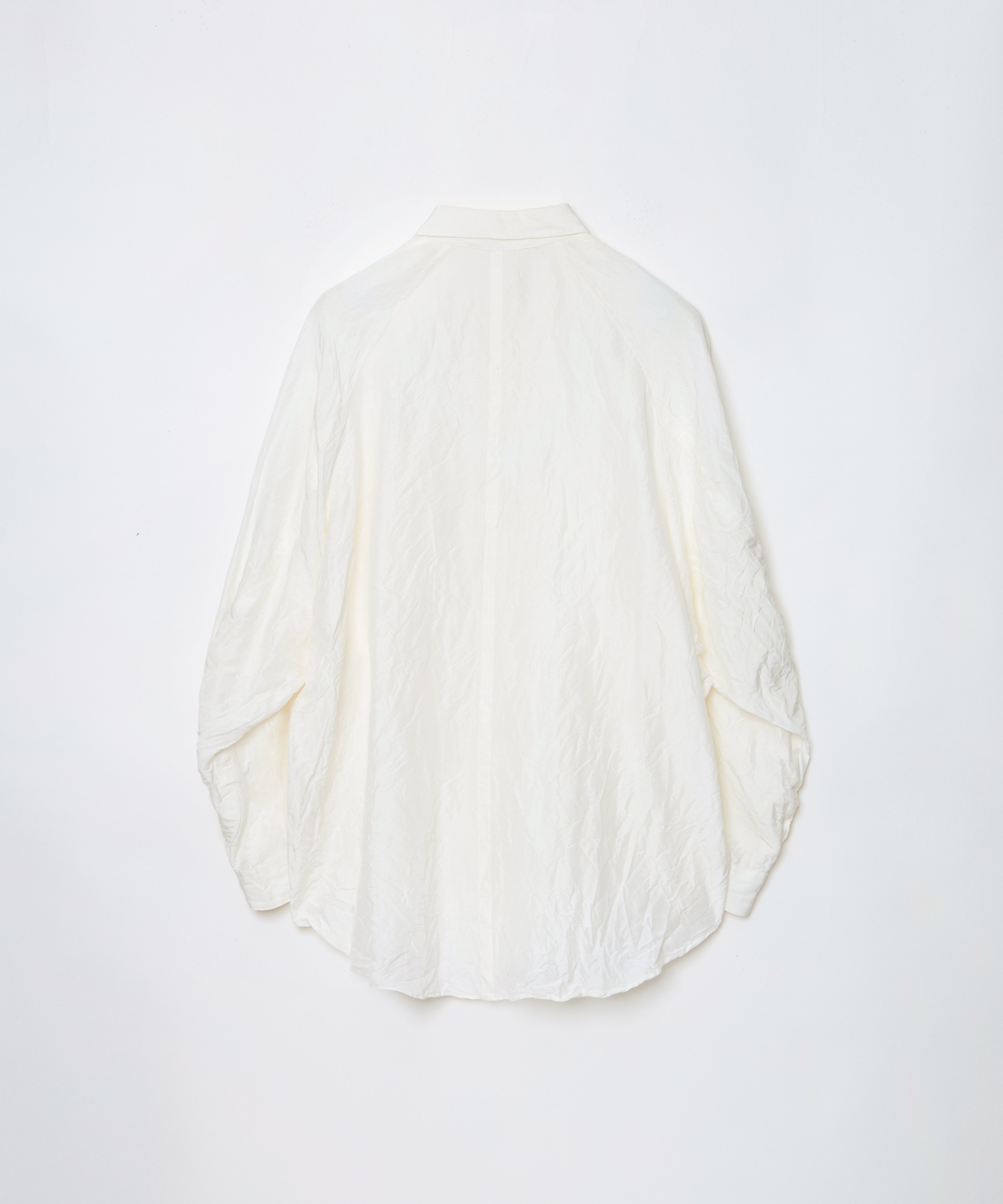 ensou. Big Raglan-sleeve Shirt (White) / E13S012