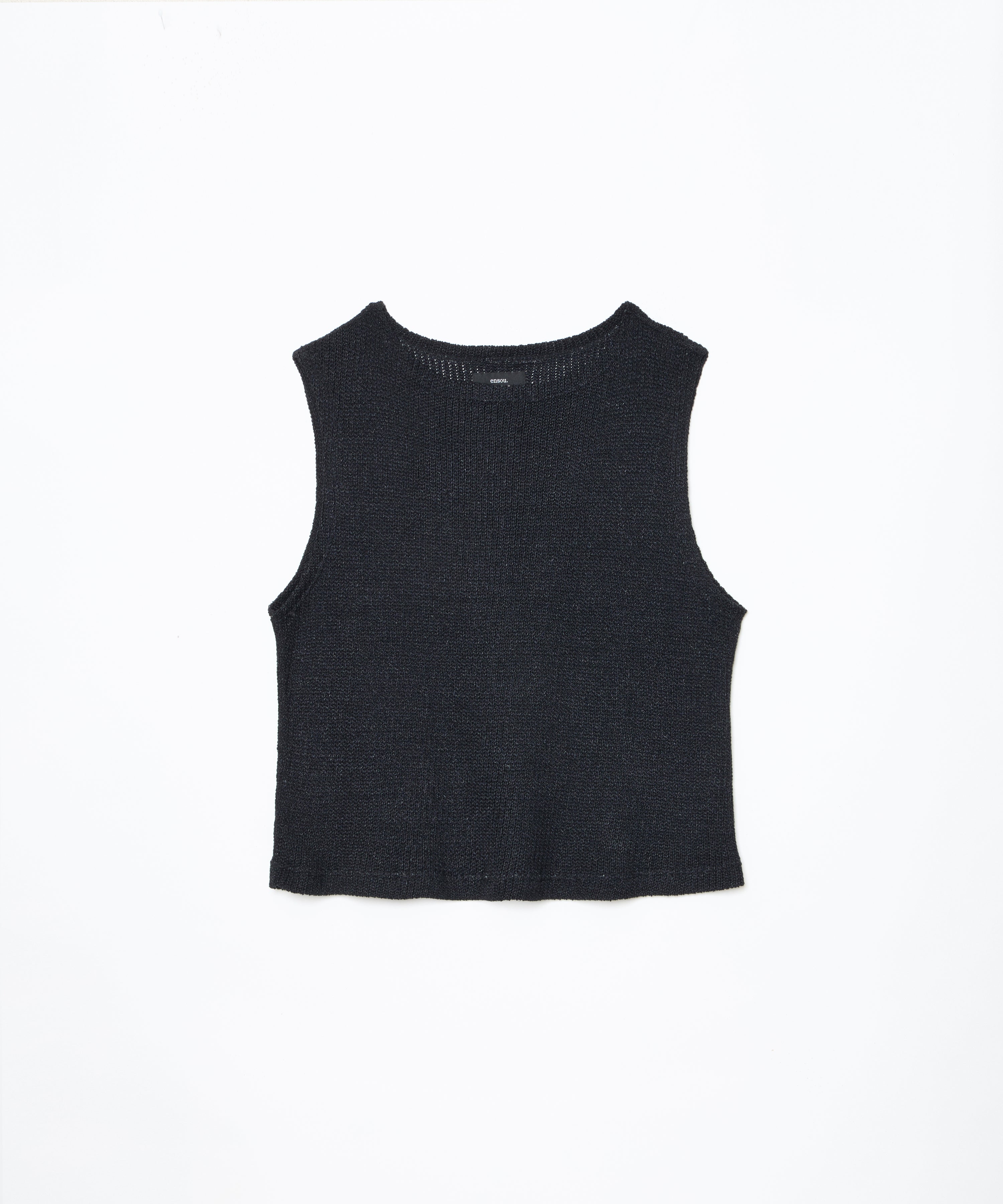 Boat Neck Sleevelss (Black)