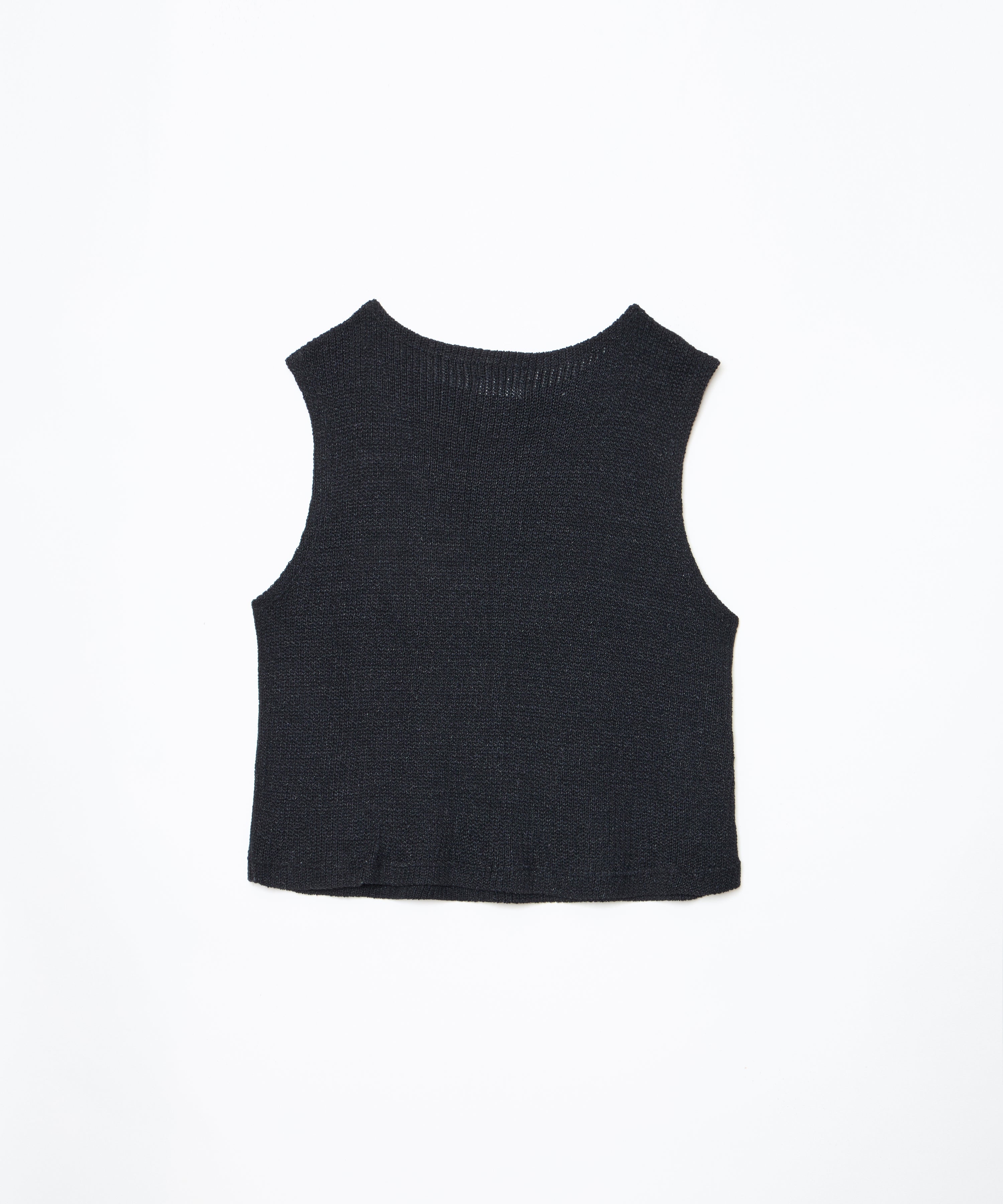 Boat Neck Sleevelss (Black)