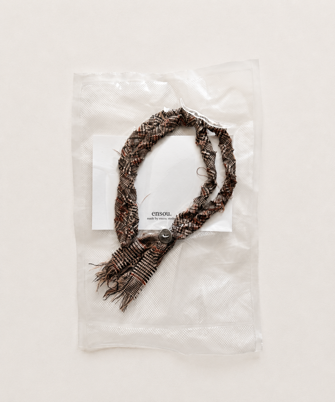 Braided Loop Tie (Brown)