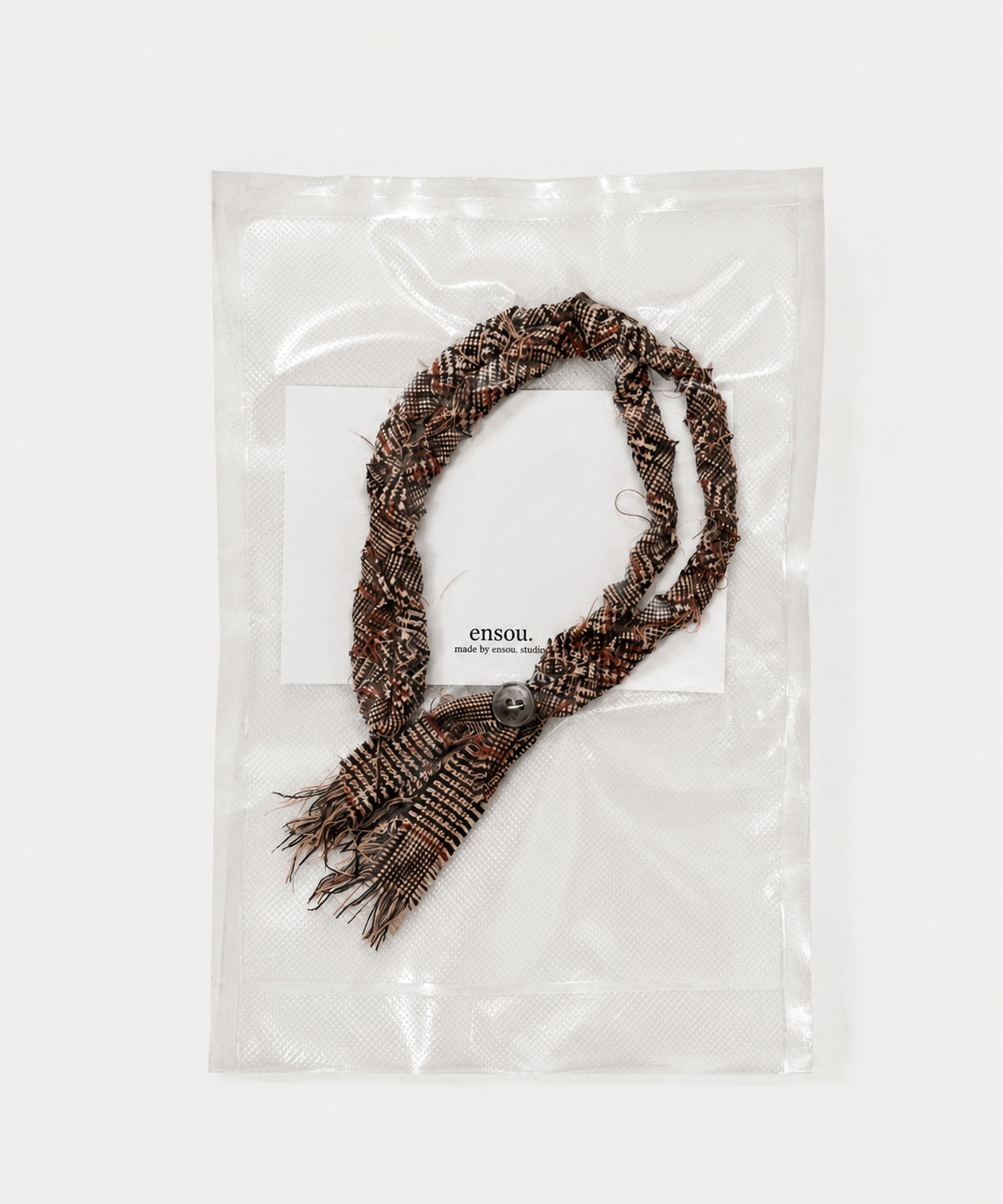 Braided Loop Tie (Brown)