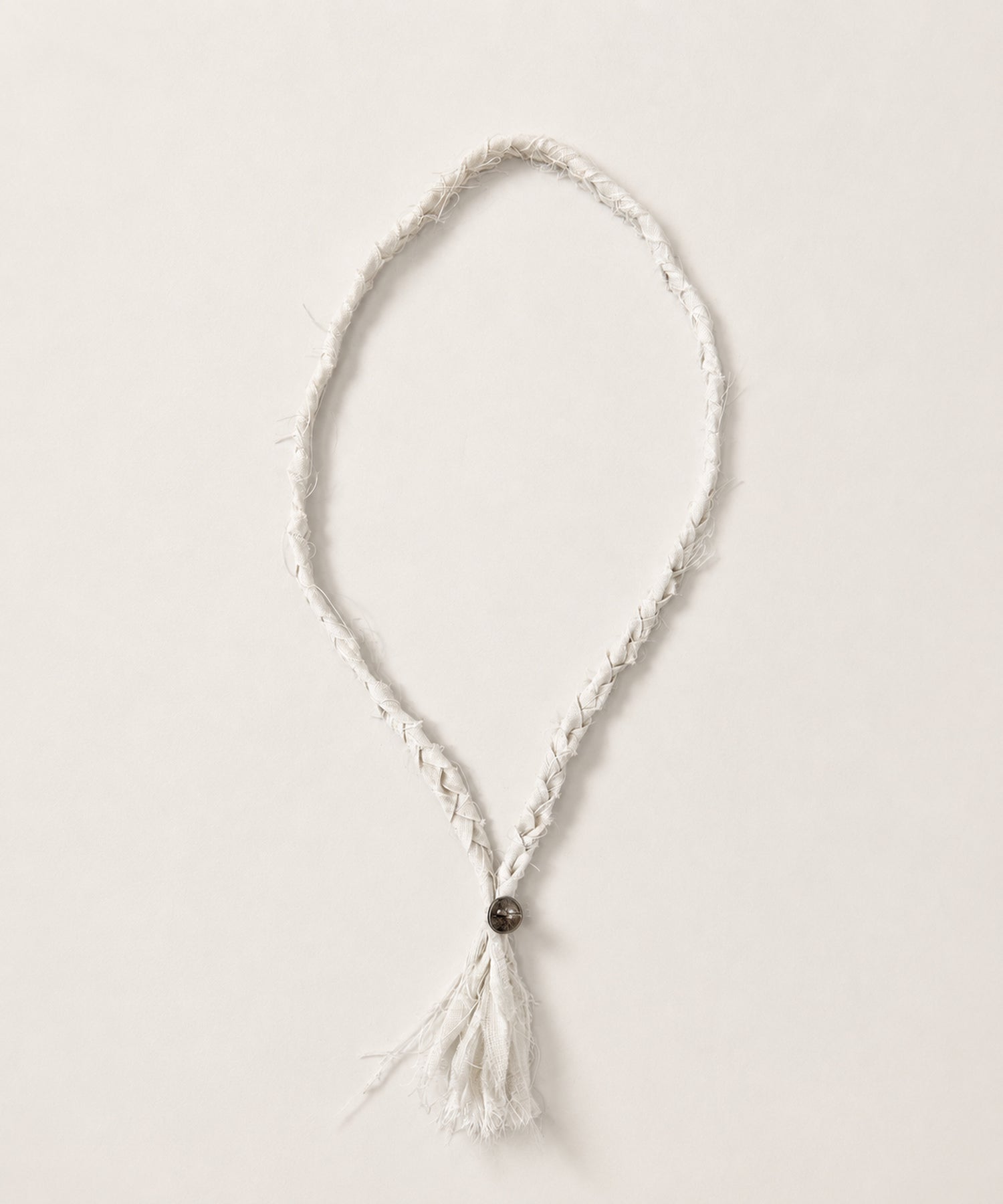 Braided Loop Tie (Stone White)
