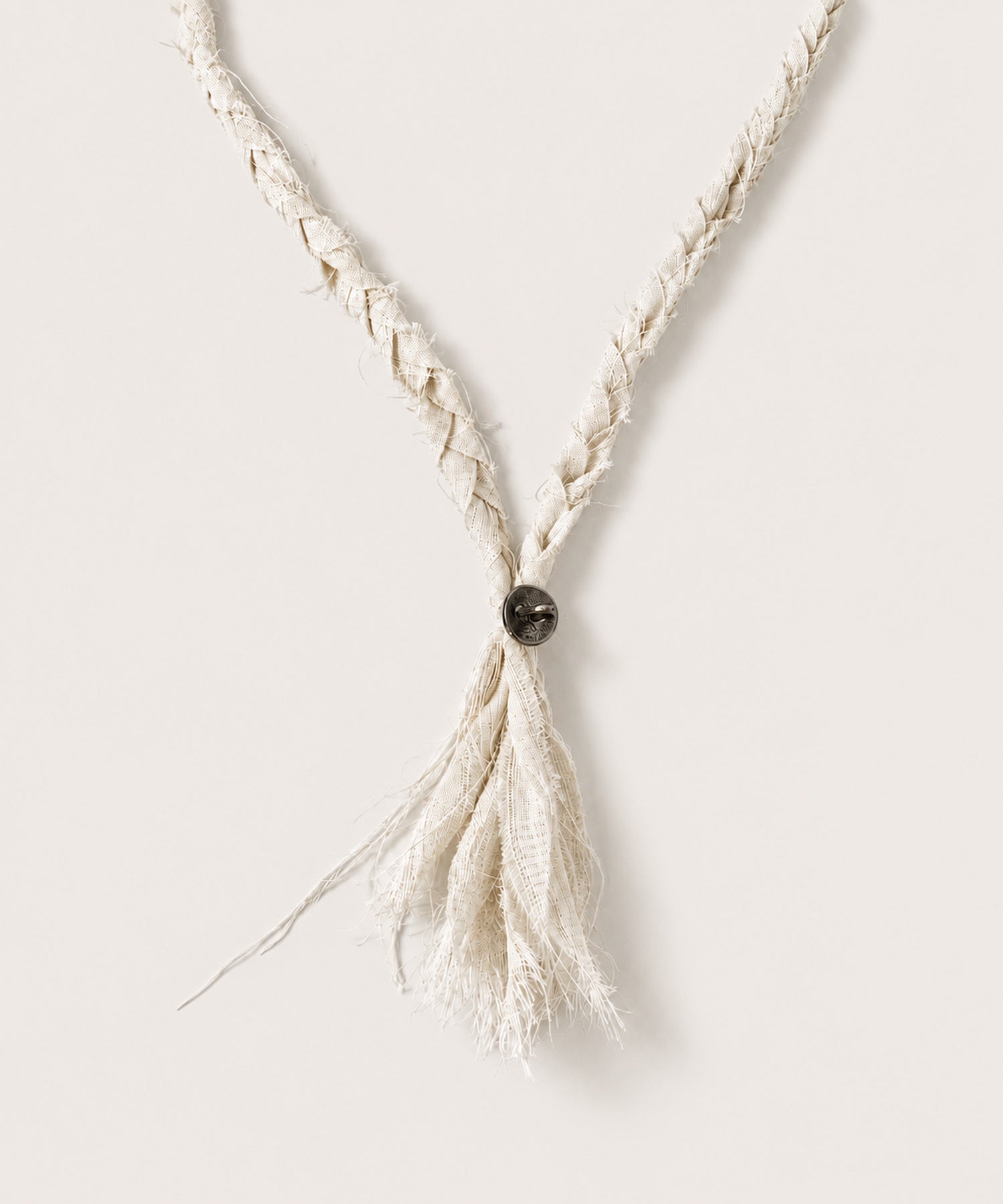 Braided Loop Tie (Stone White)