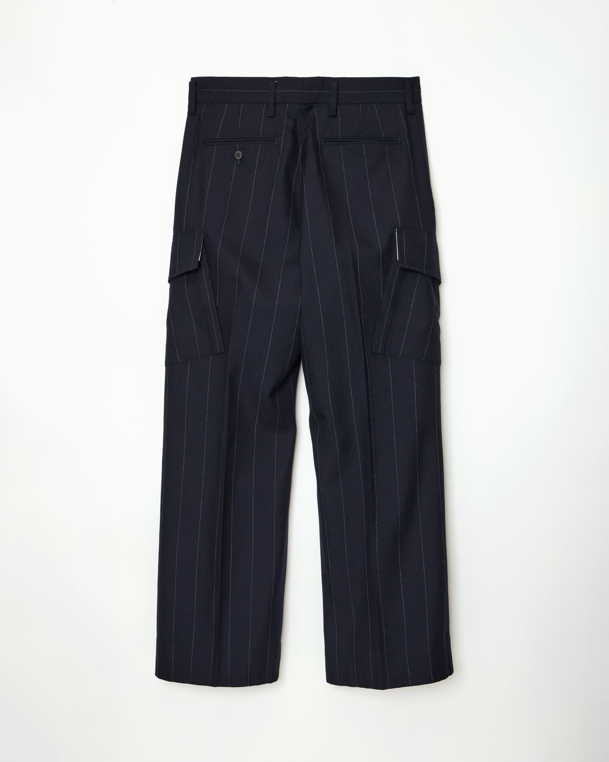 Cargo Trousers (Navy Stripe)