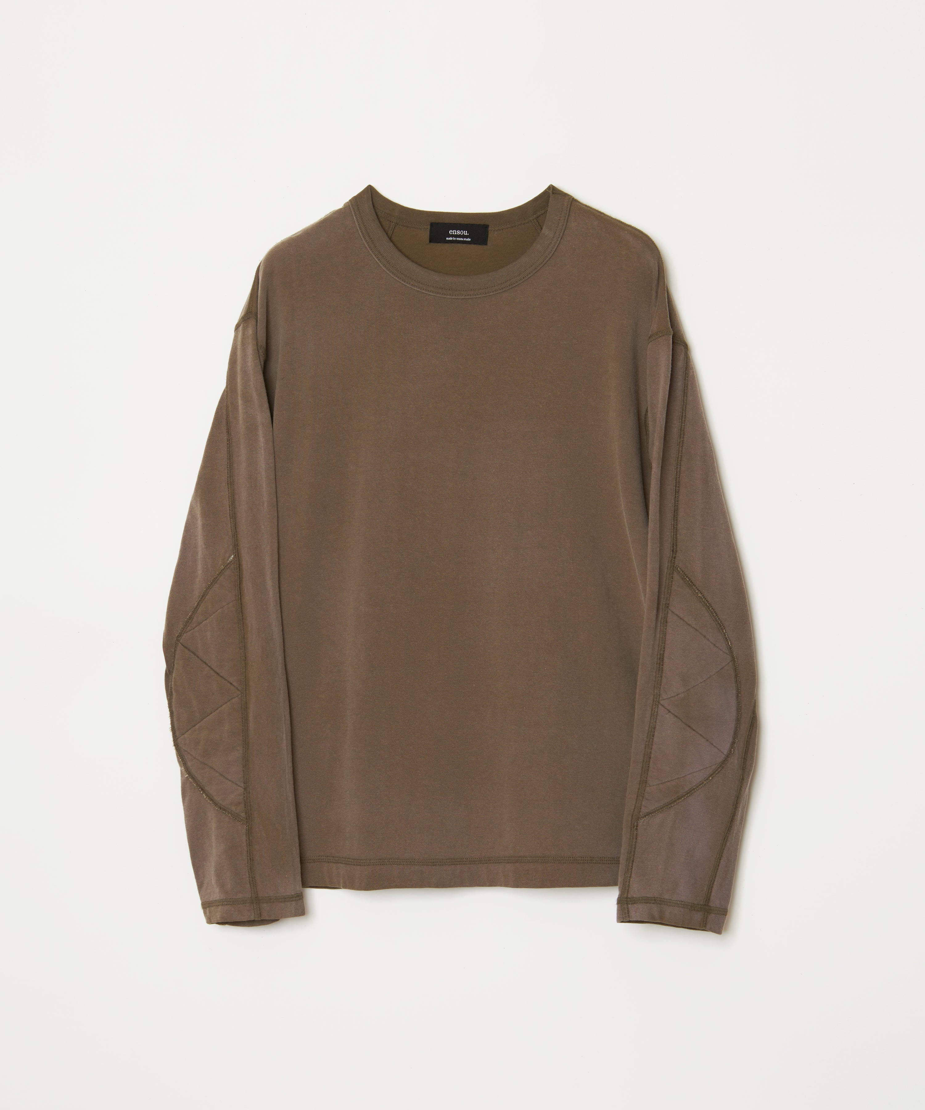 D-shaped long sleeve Tee (Olive)