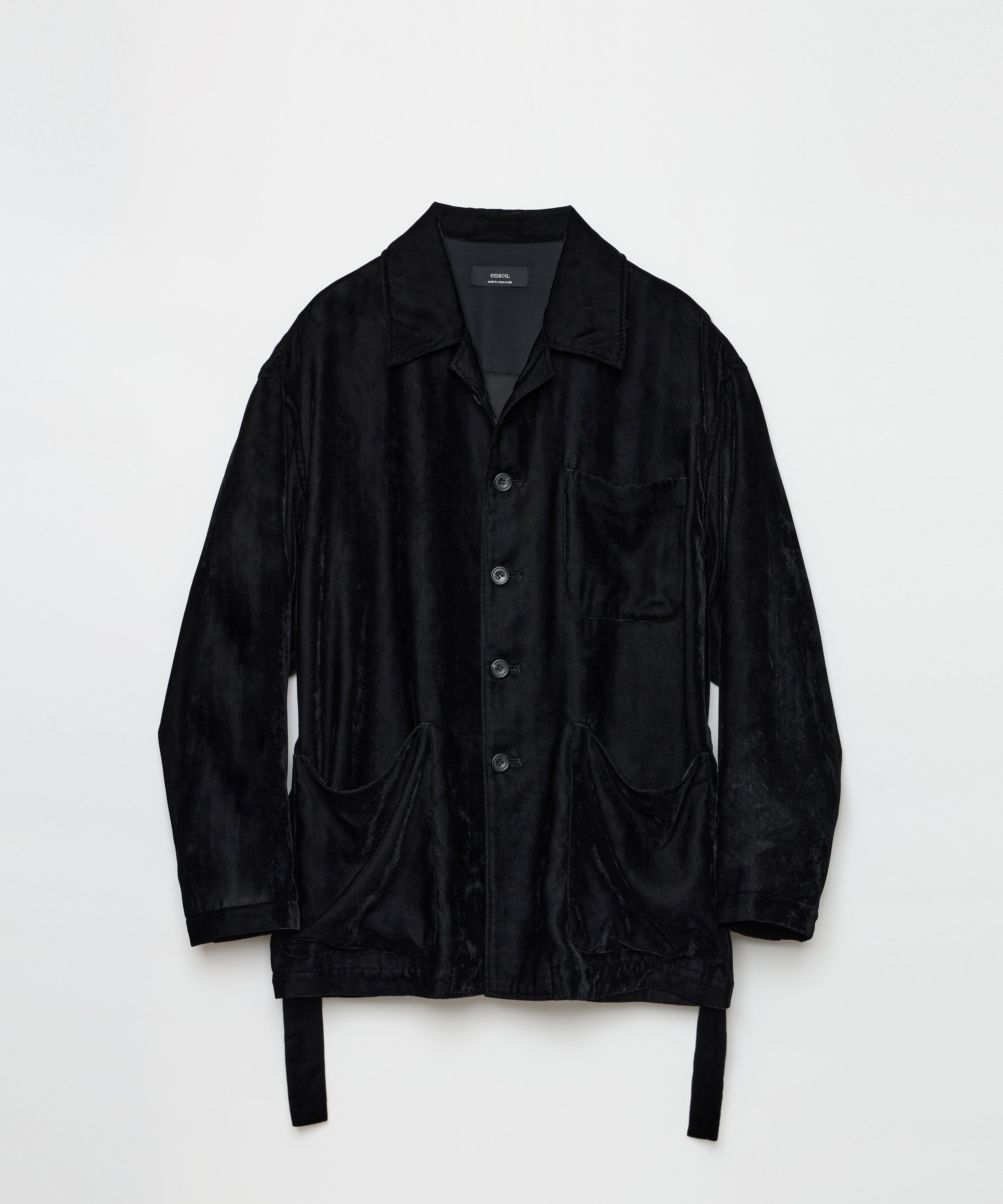 Summer Velvet Coverall (Black)