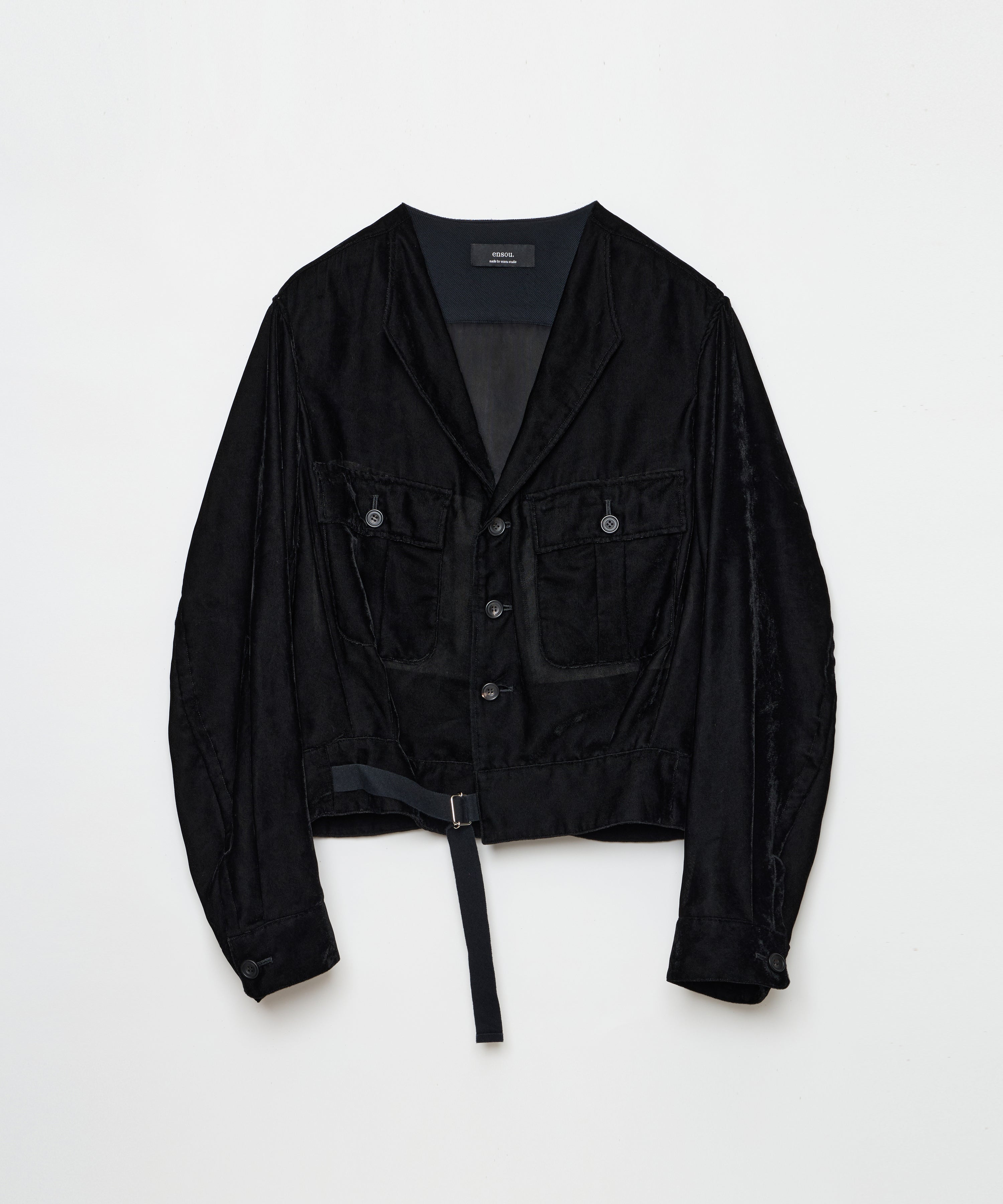 Summer Velvet Jacket (Black)