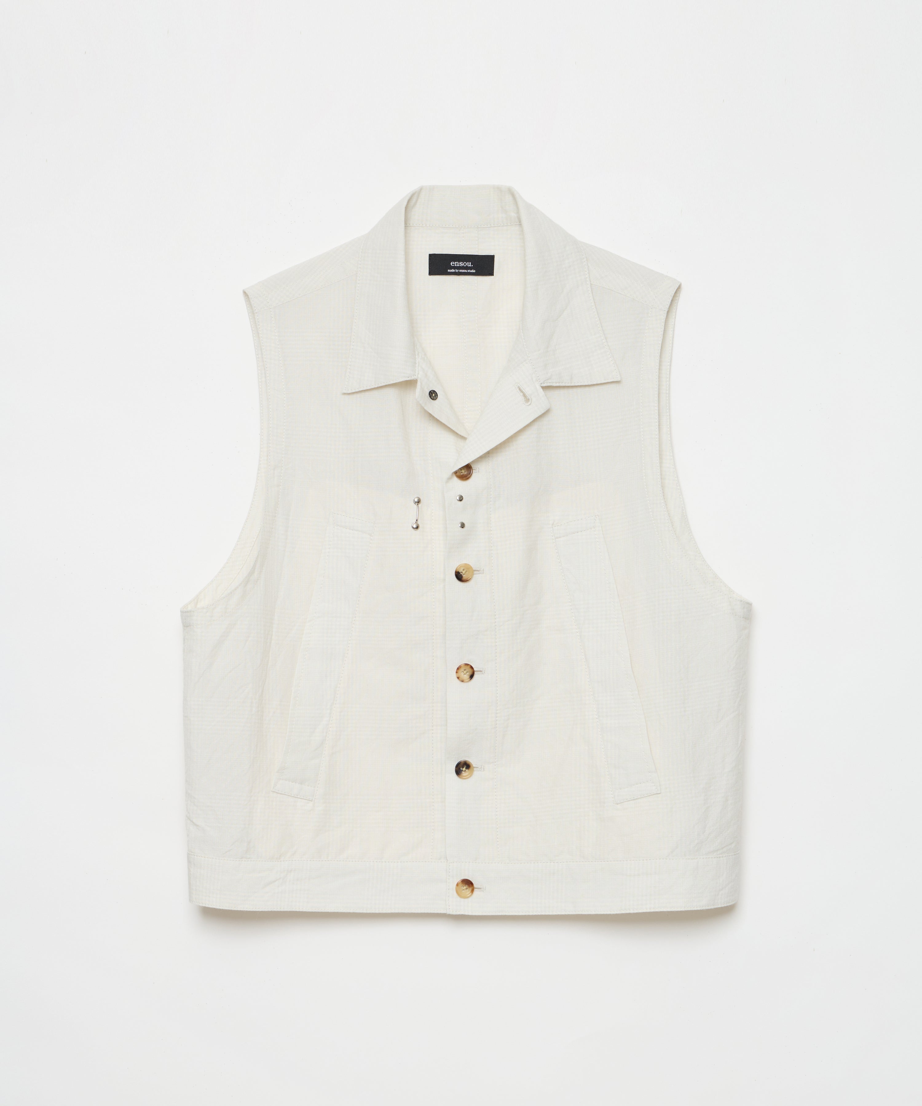 Gloria Vest (Stone White)