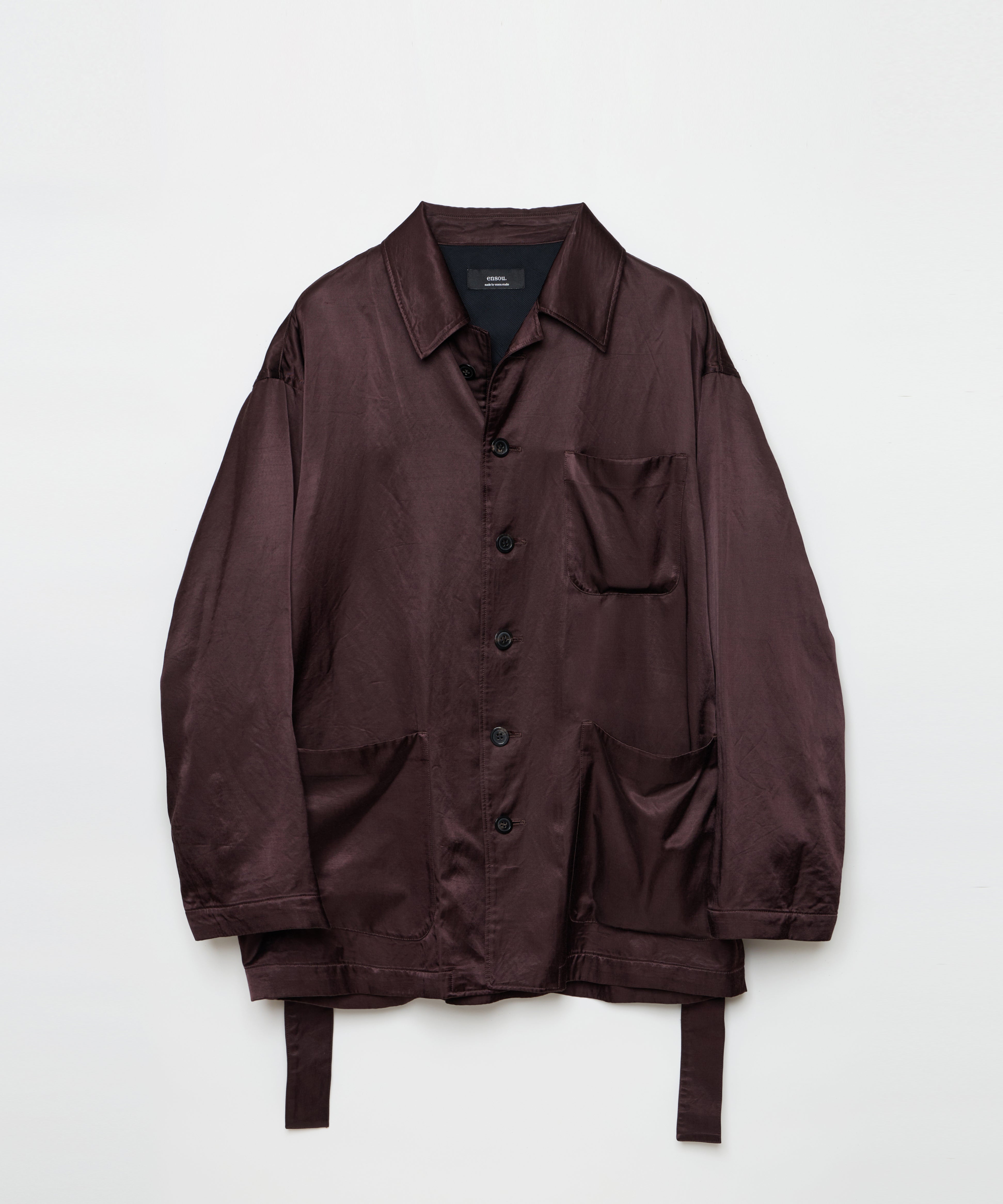 ジャケット・アウター ensou sal coat atelier103 ensou sal coat atelier103 ensou. SAL Jacket (Black) / E11J006