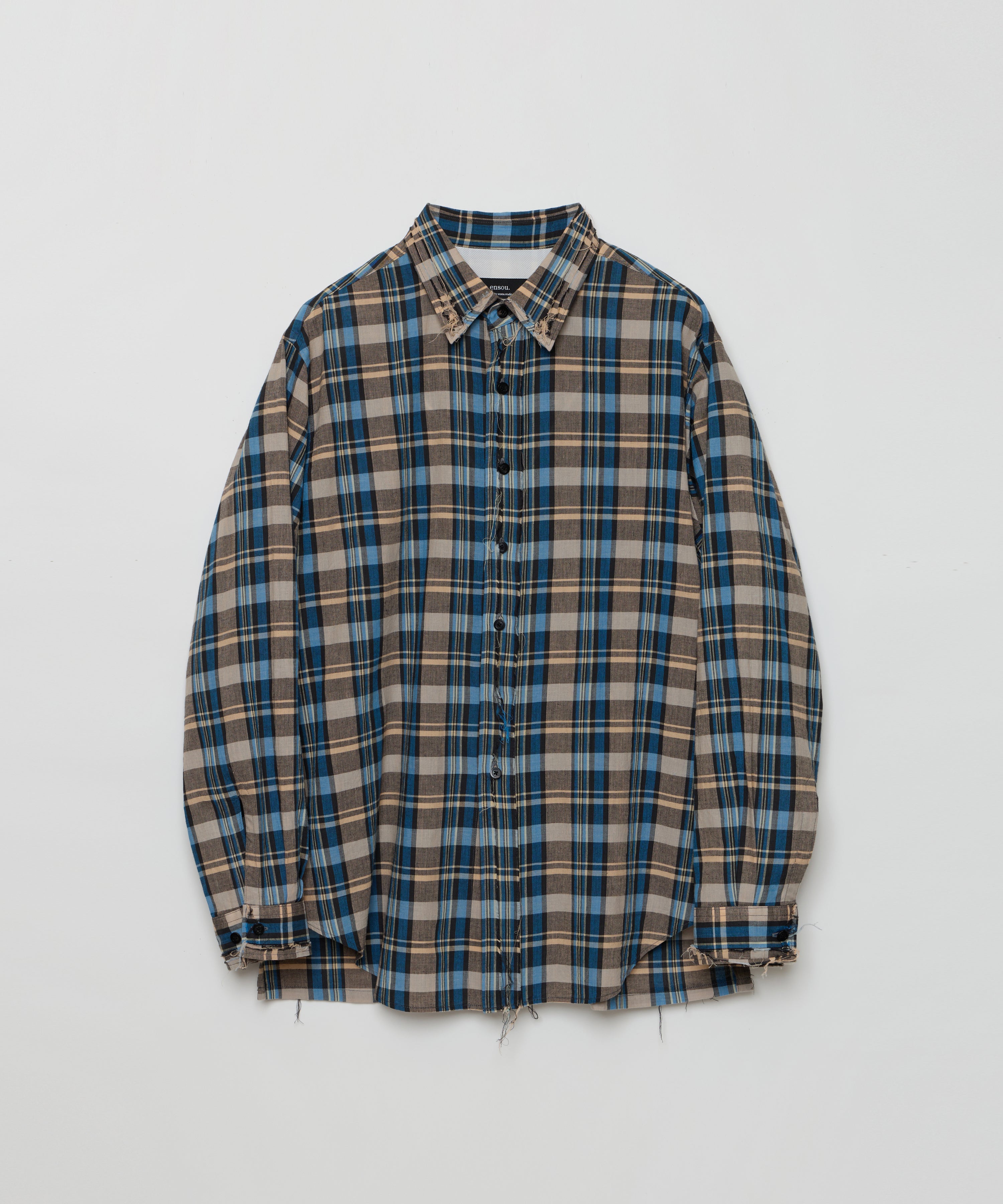 Rough Cut Shirt (Blue Check)