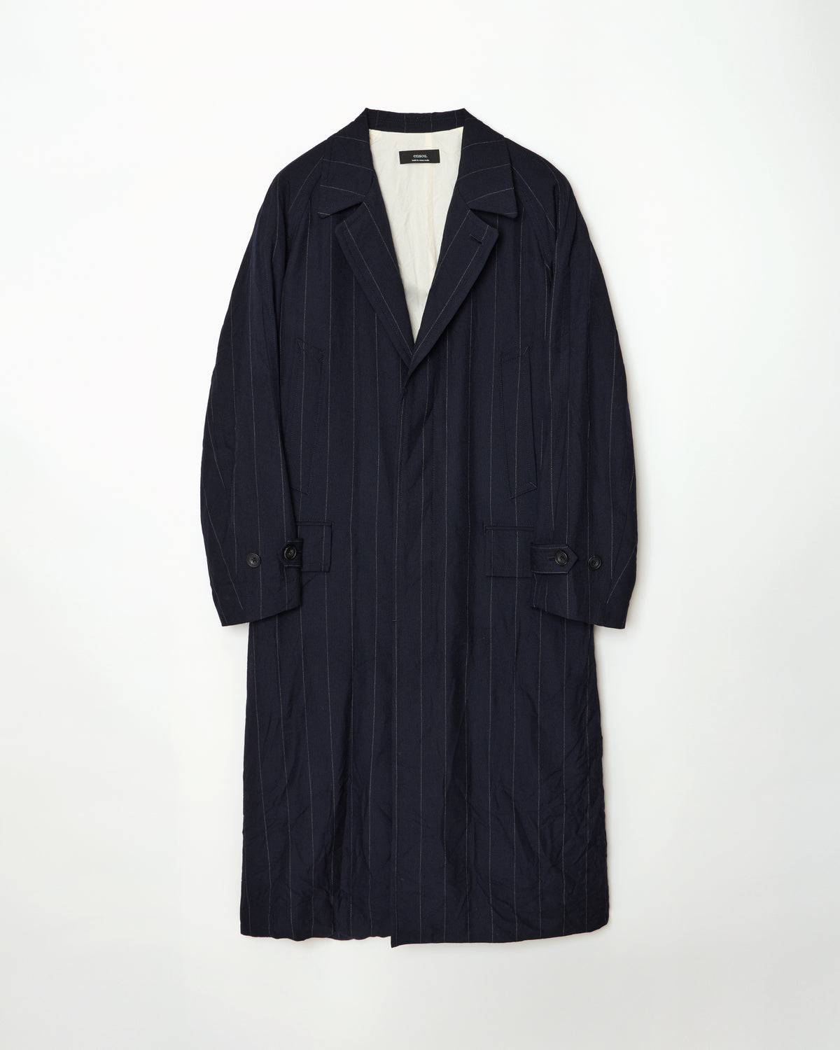 Heathrow Coat (Navy Stripe)