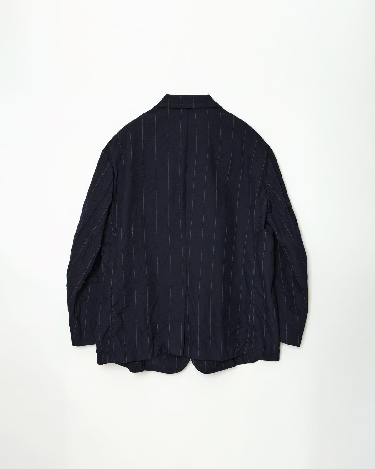 Hypersized Blazer (Navy Stripe)