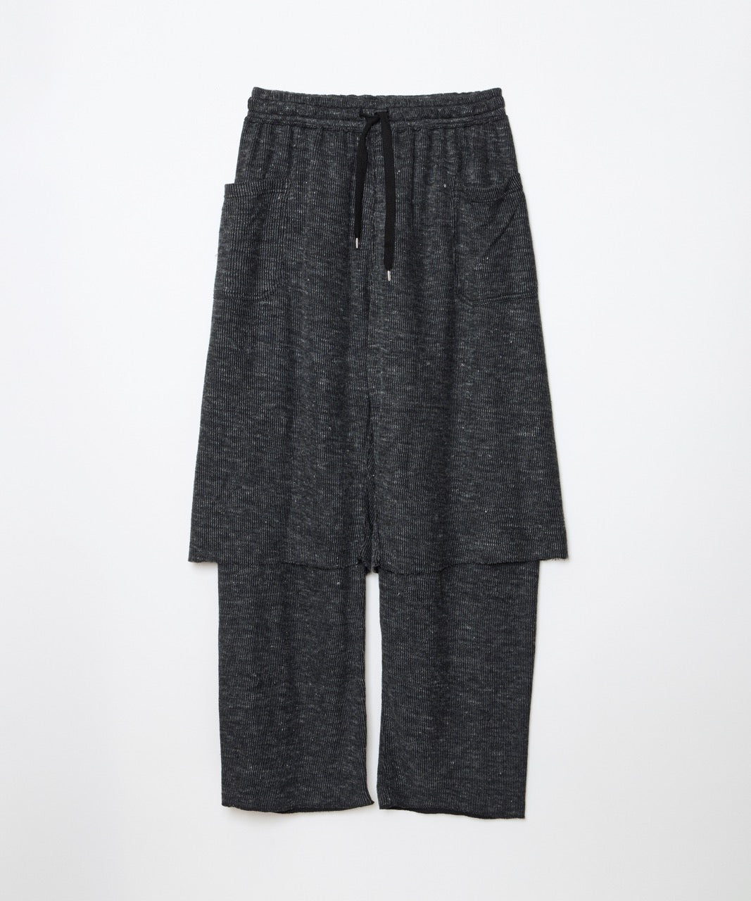 Layered Easy Pants (Black Mix)