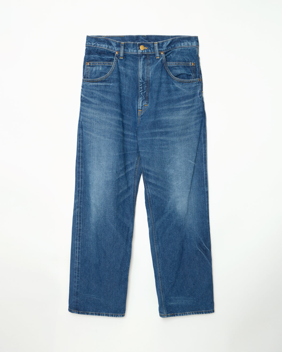 Leeensou Jeans-Used Wash (Indigo)