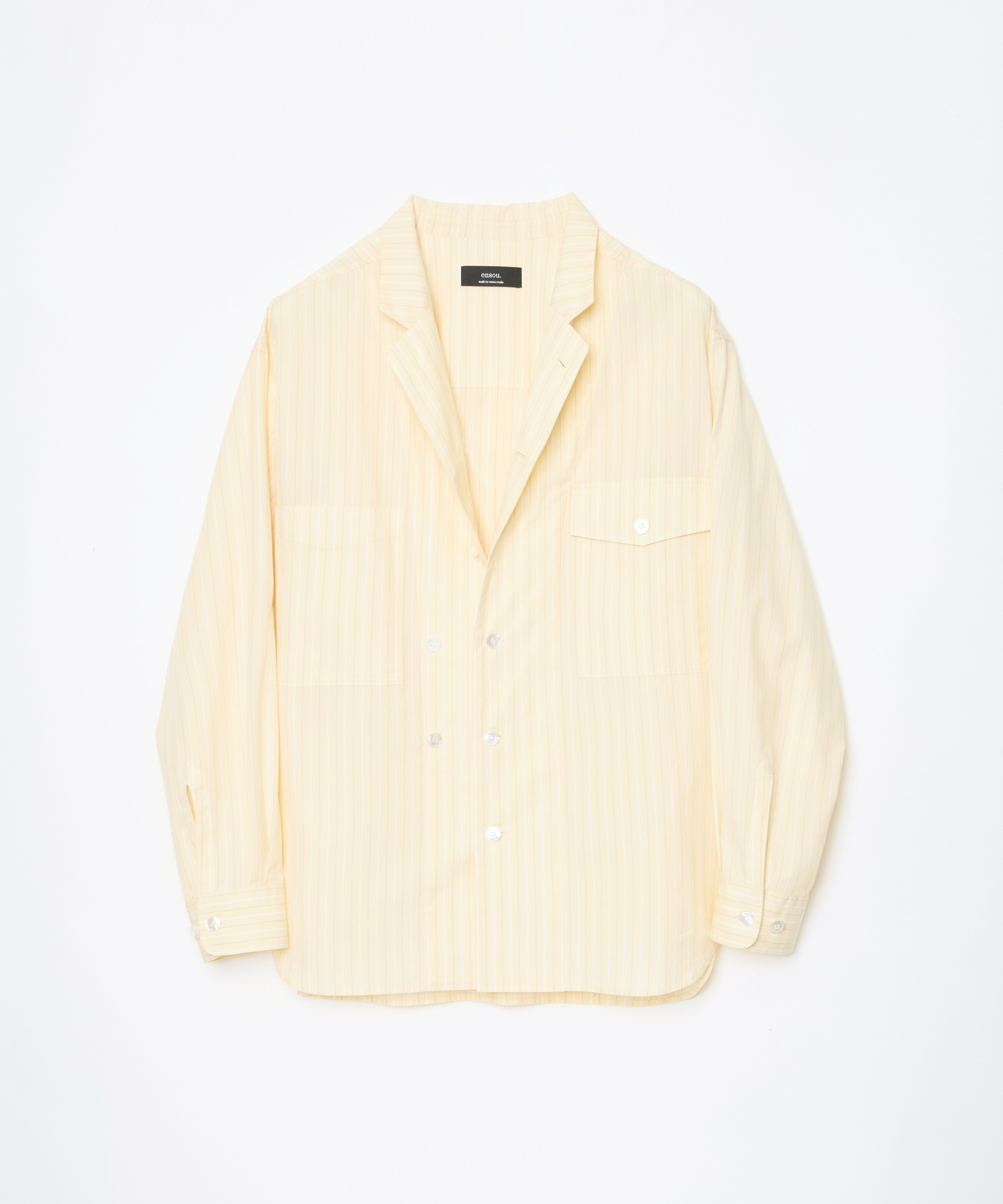 ensou. Messy Shirt (Yellow Stripe) / E13S009