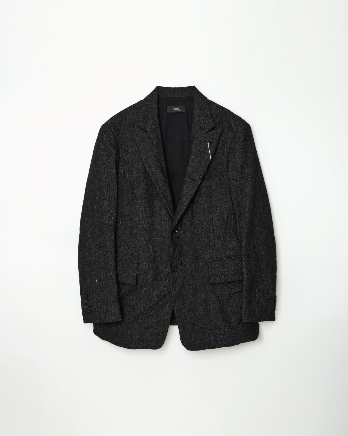 Peaked Doni's Blazer (Charcoal)