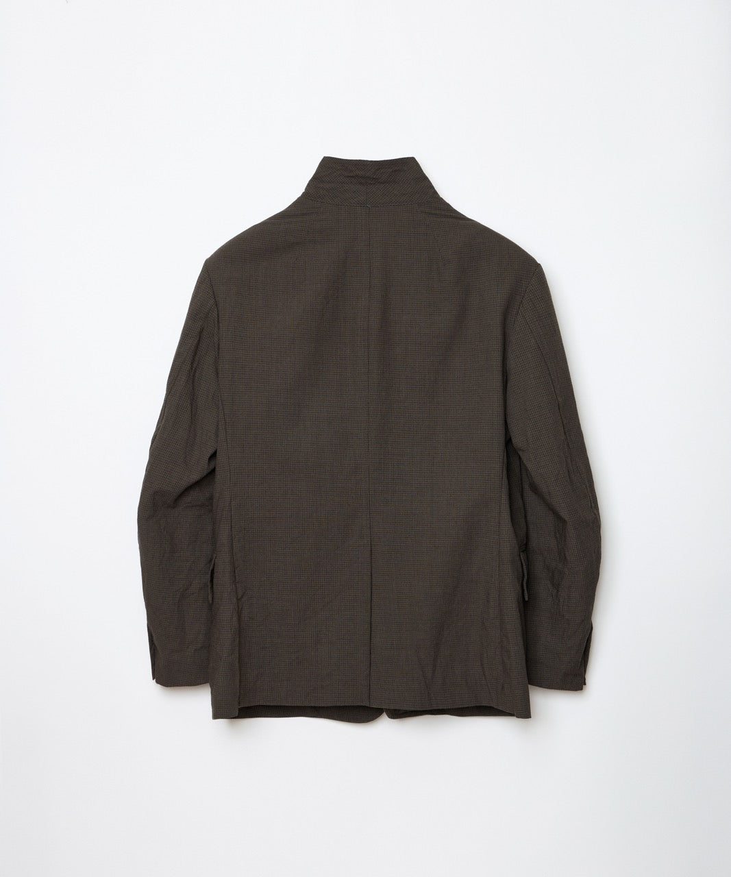 ensou. Peaked Doni's Blazer (Olive Check) / E14J002