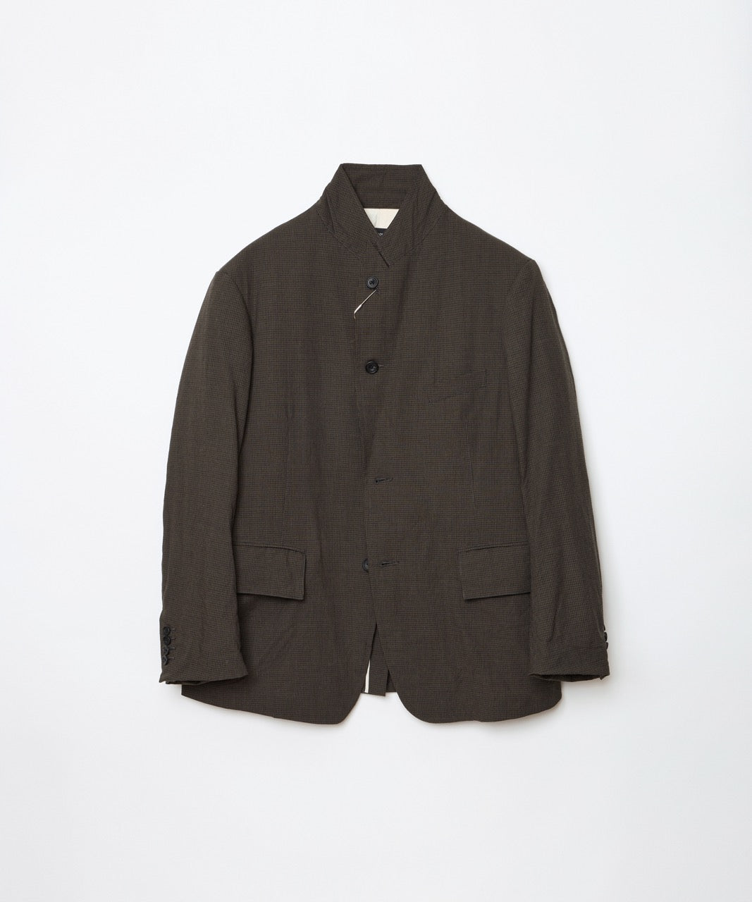 a*a様 ensou. Doni's Blazer エンソウ ドニ ジャケットM ensou. Peaked Doni's Blazer (Olive Check) / E14J002