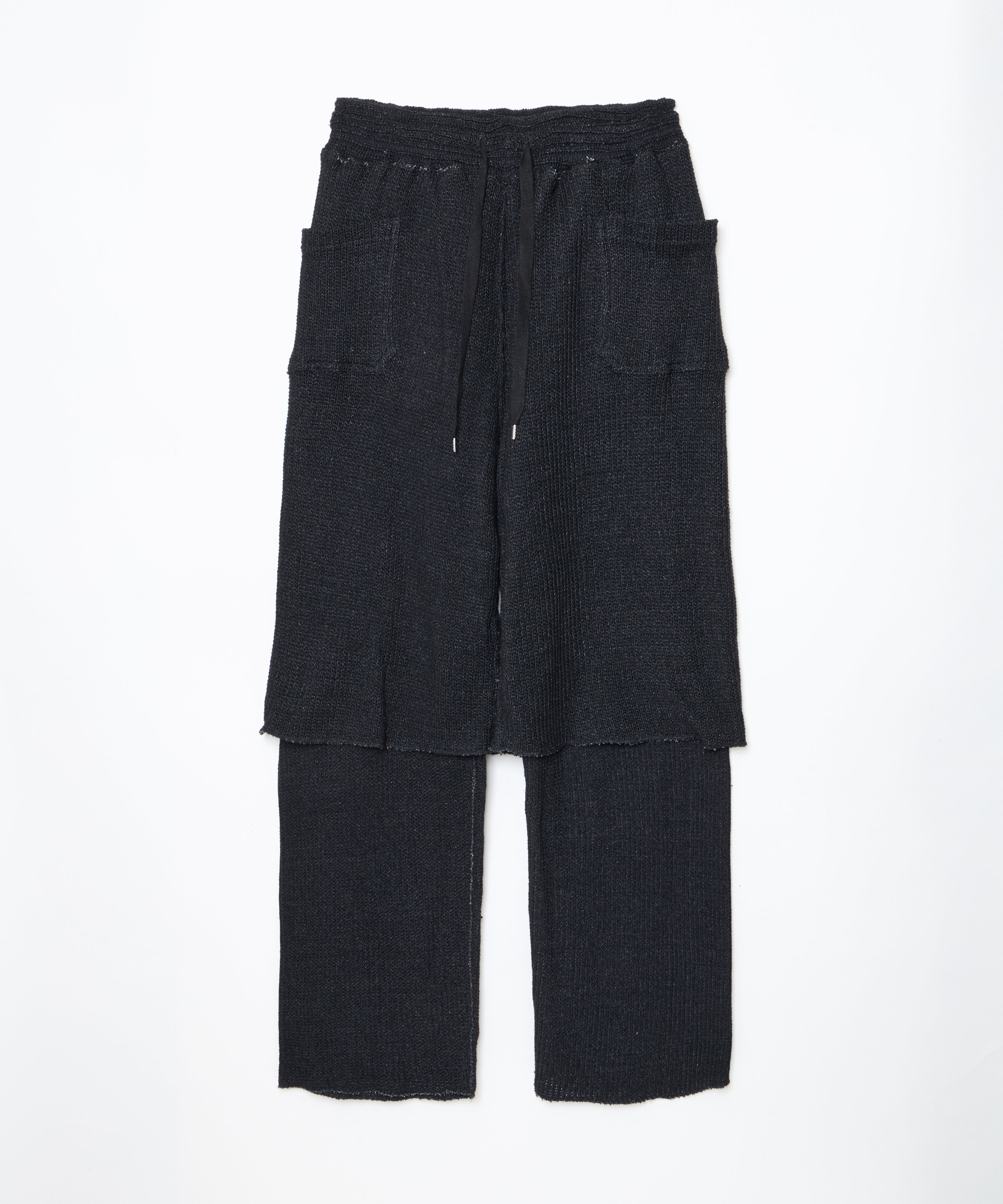 Reversible Layered Pants (Black)