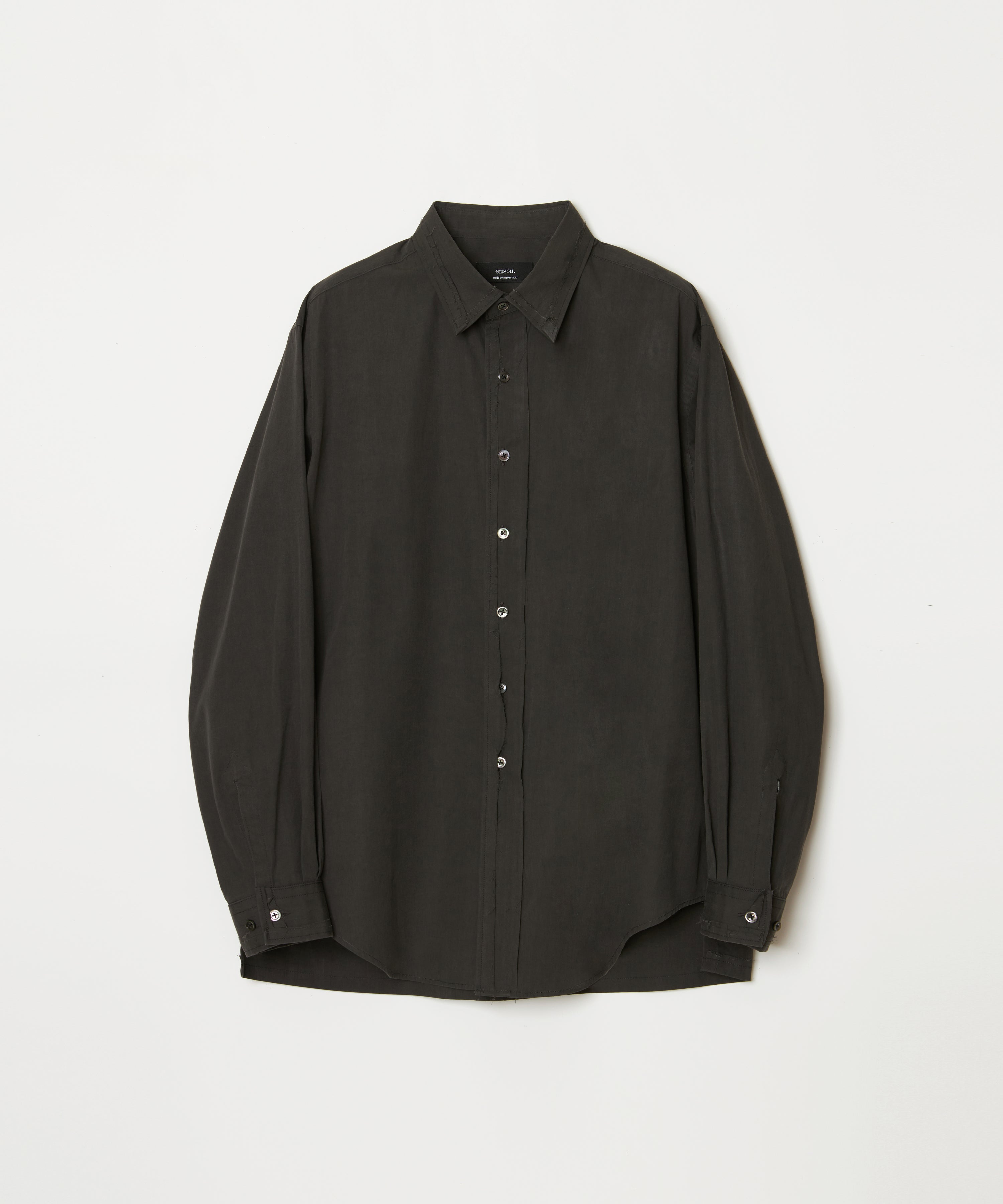 Rough-cut Shirt (Charcoal)