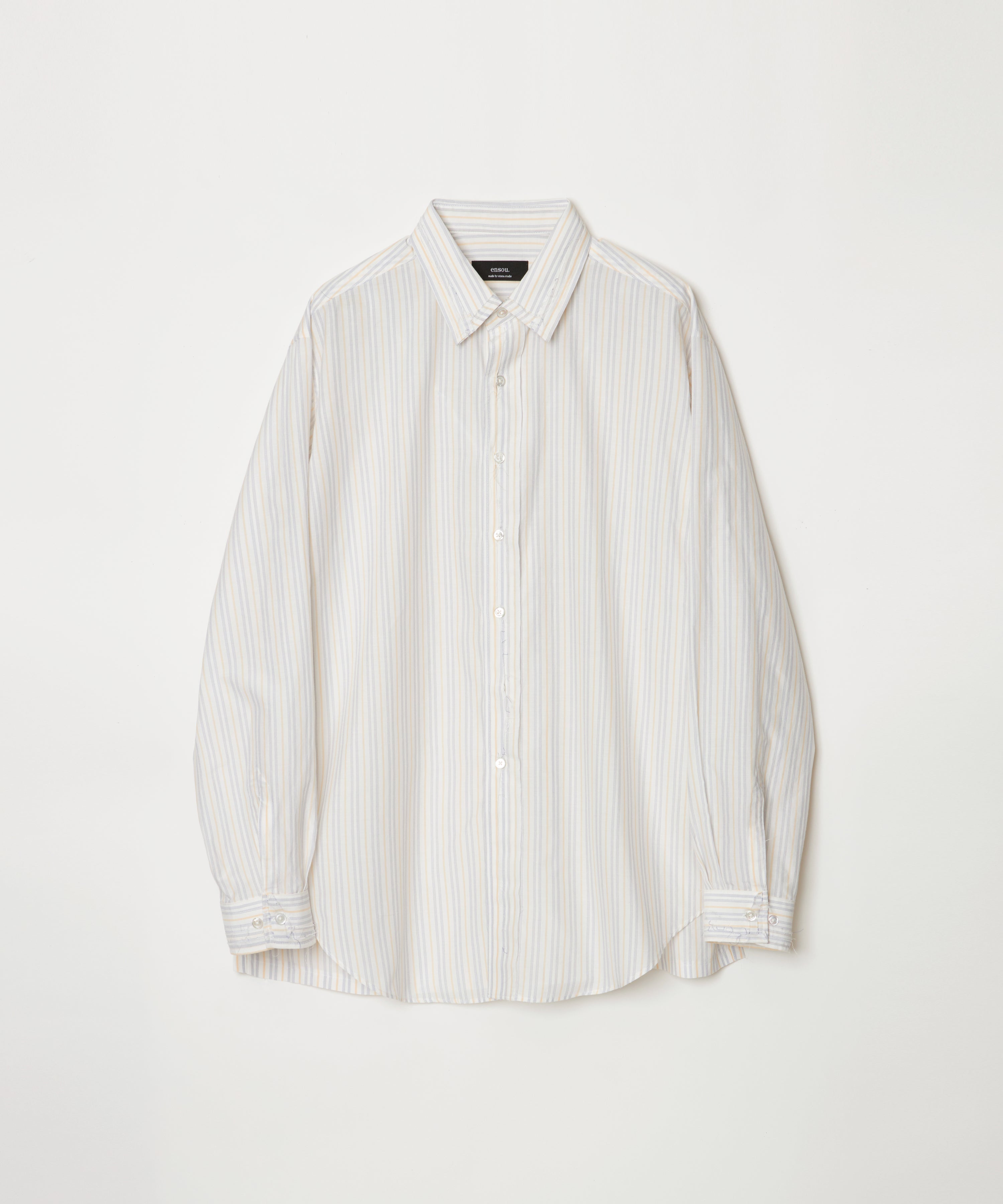 Rough-cut Shirt (Stripe)