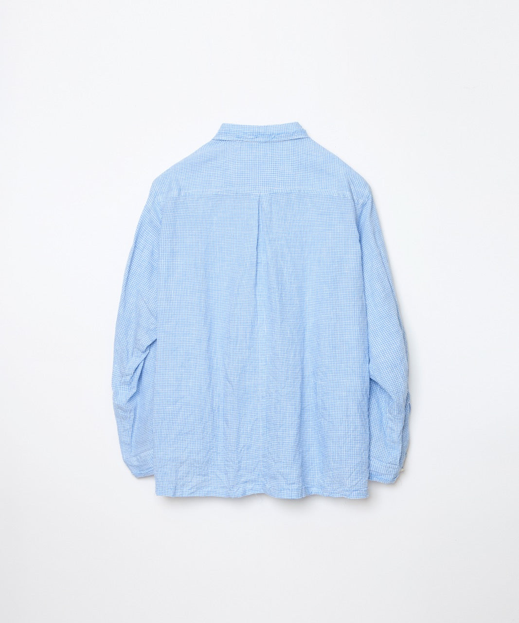 Rough Cut Shirt (Pale Blue Gingham)