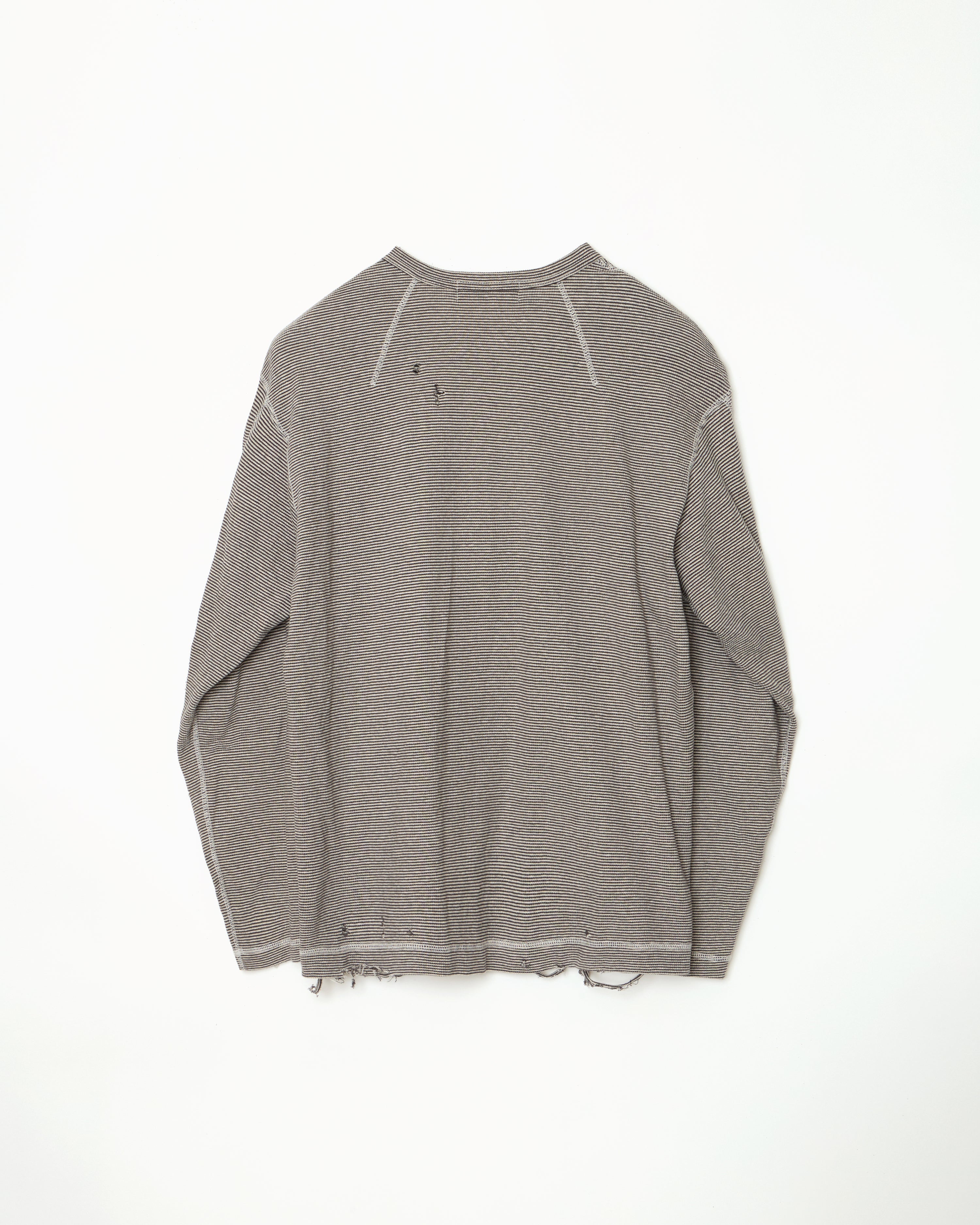 Scar Tissue Long Sleeve Tee (Charcoal Stripe)
