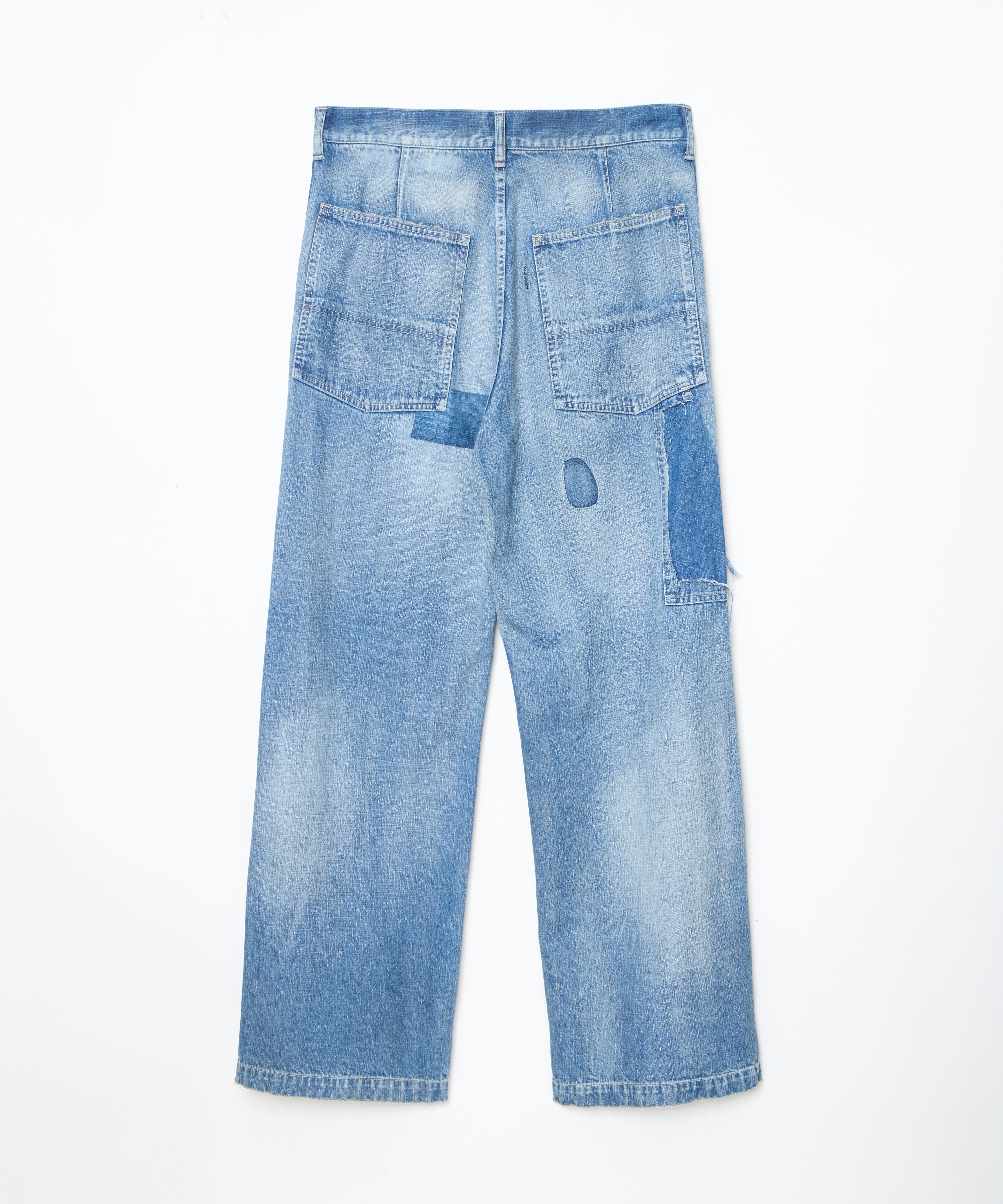 ensou. Scar Tissue Painter Jeans (Indigo Blue) / E13P009
