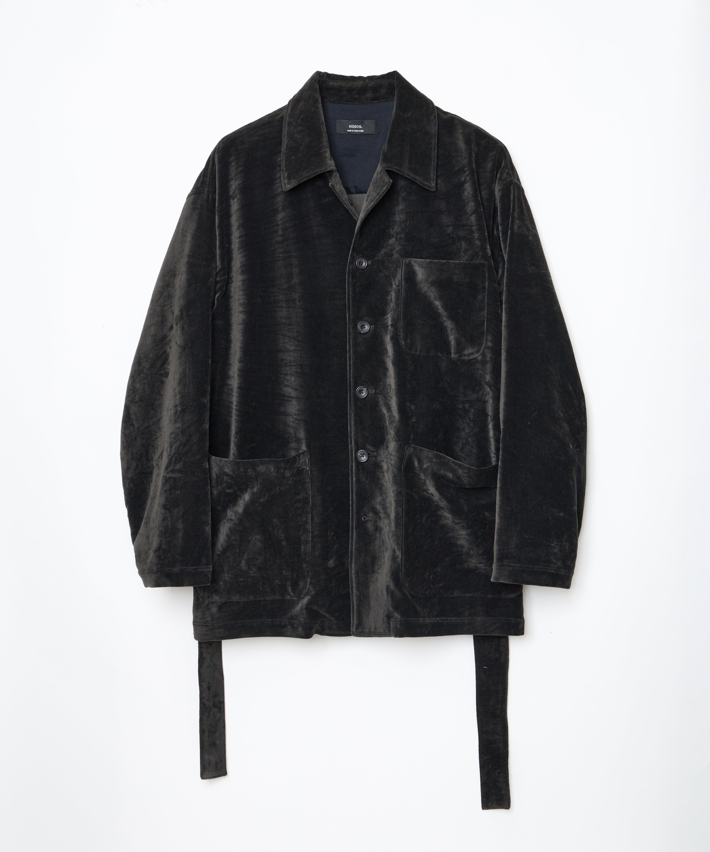 Smoking Coverall (Sumi-dyed Black)