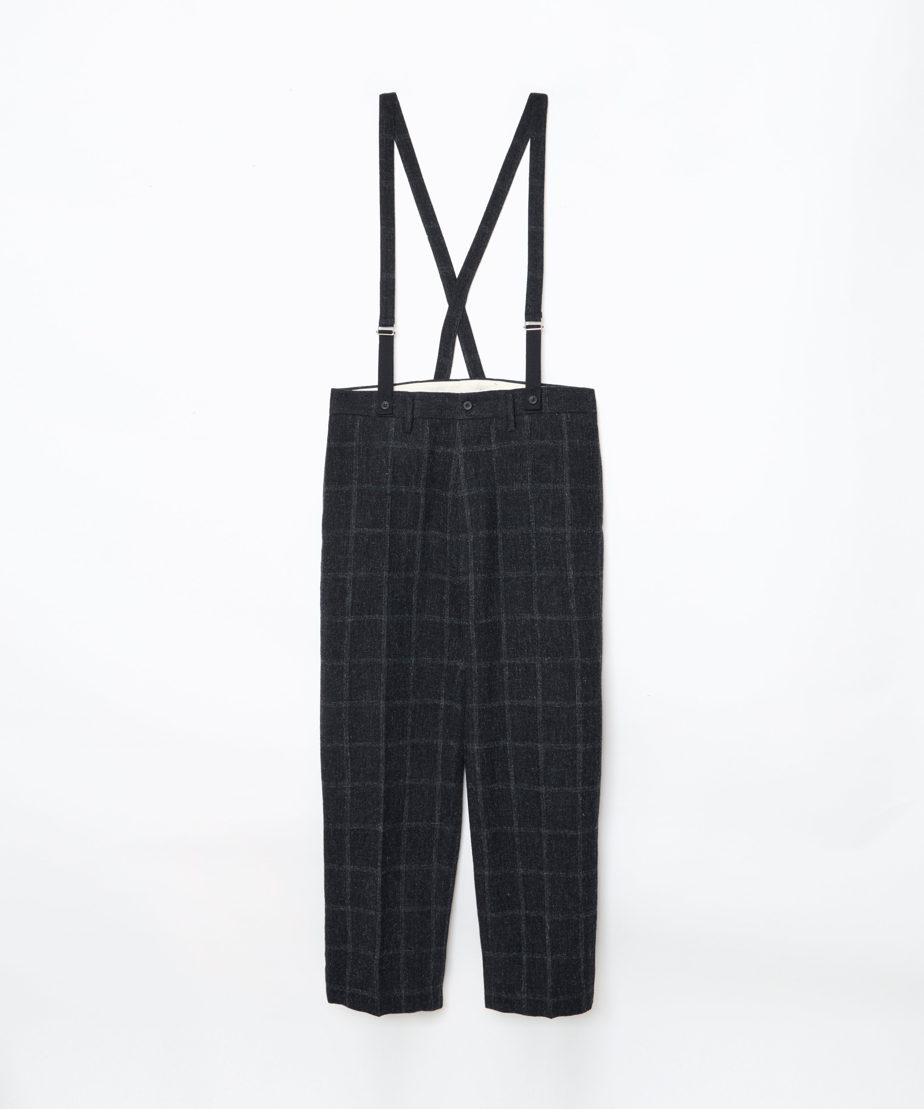 Suspender Trousers (Black Check)