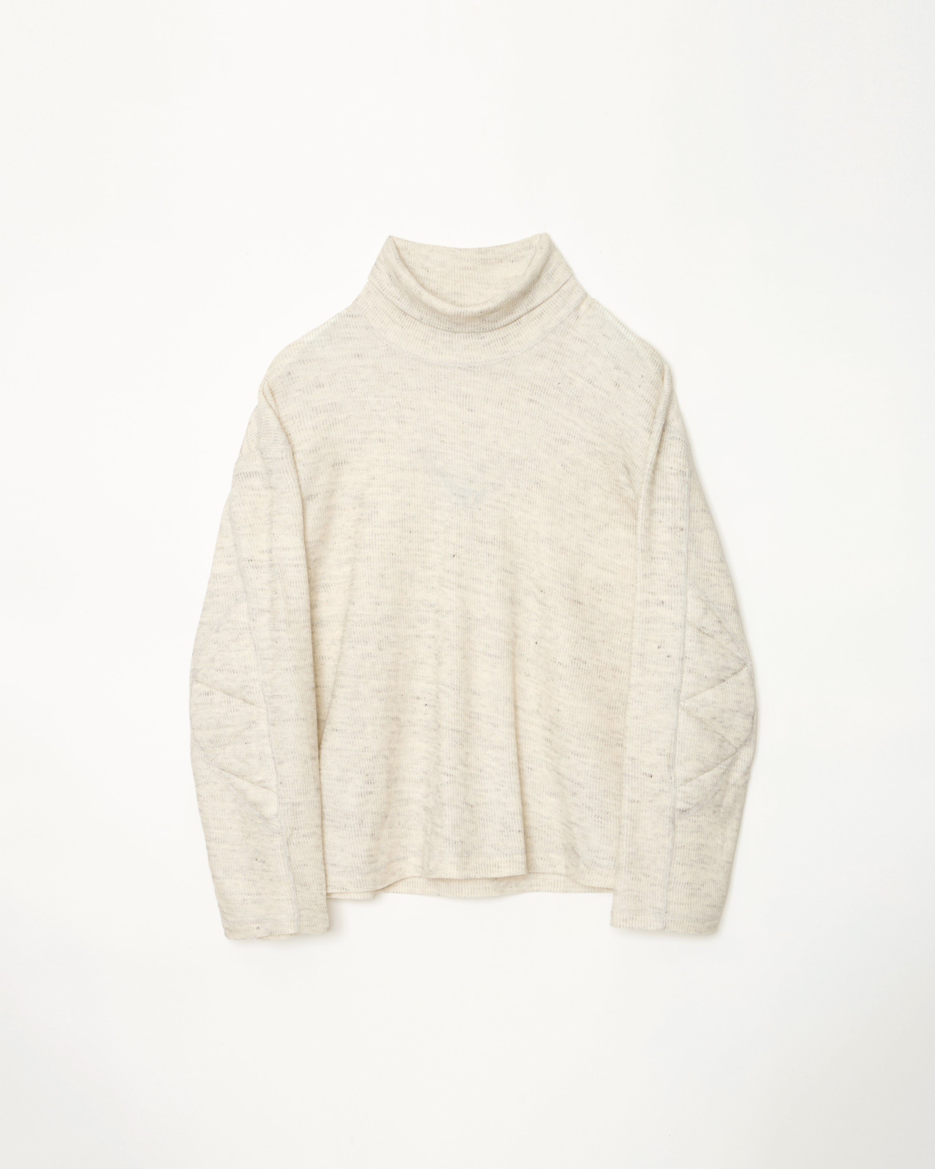 Turtleneck Long Sleeve Shirt (Oatmeal)