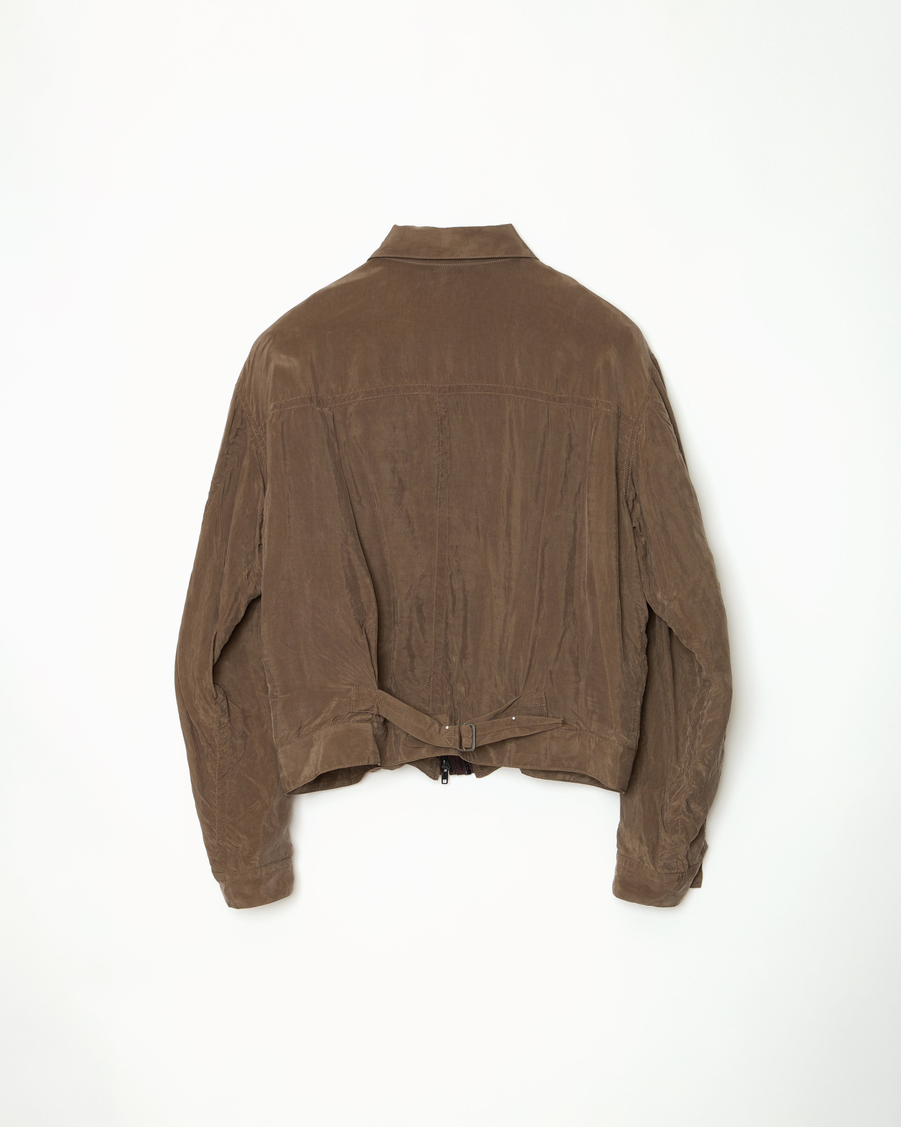 Two-lane Short Jacket (Brown)
