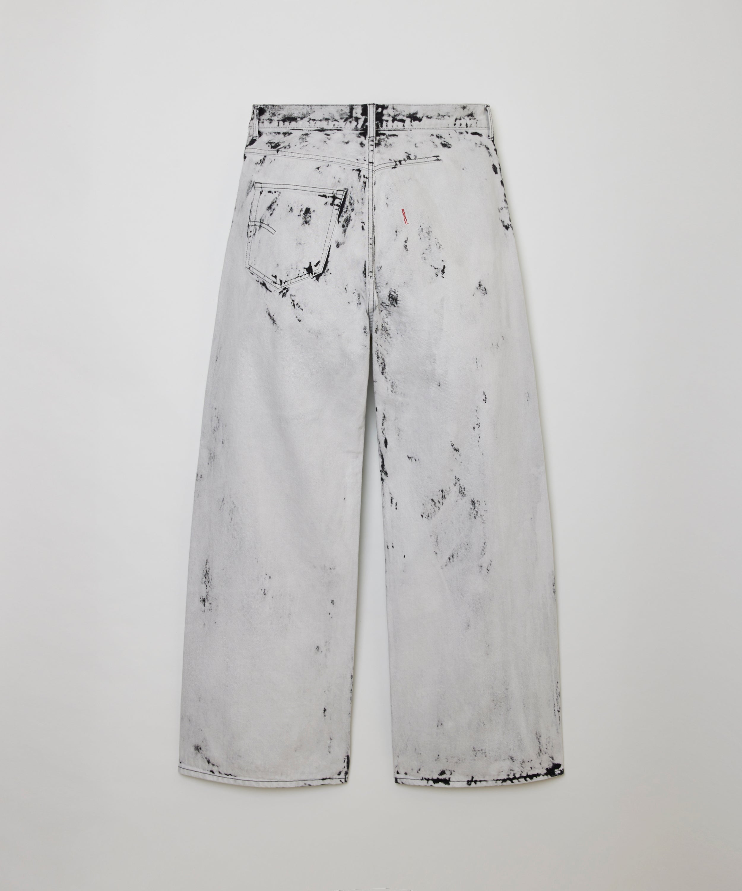 ensou. Wide Big-E 4PK Jeans-Bleached (Hand Bleach) / E10P011