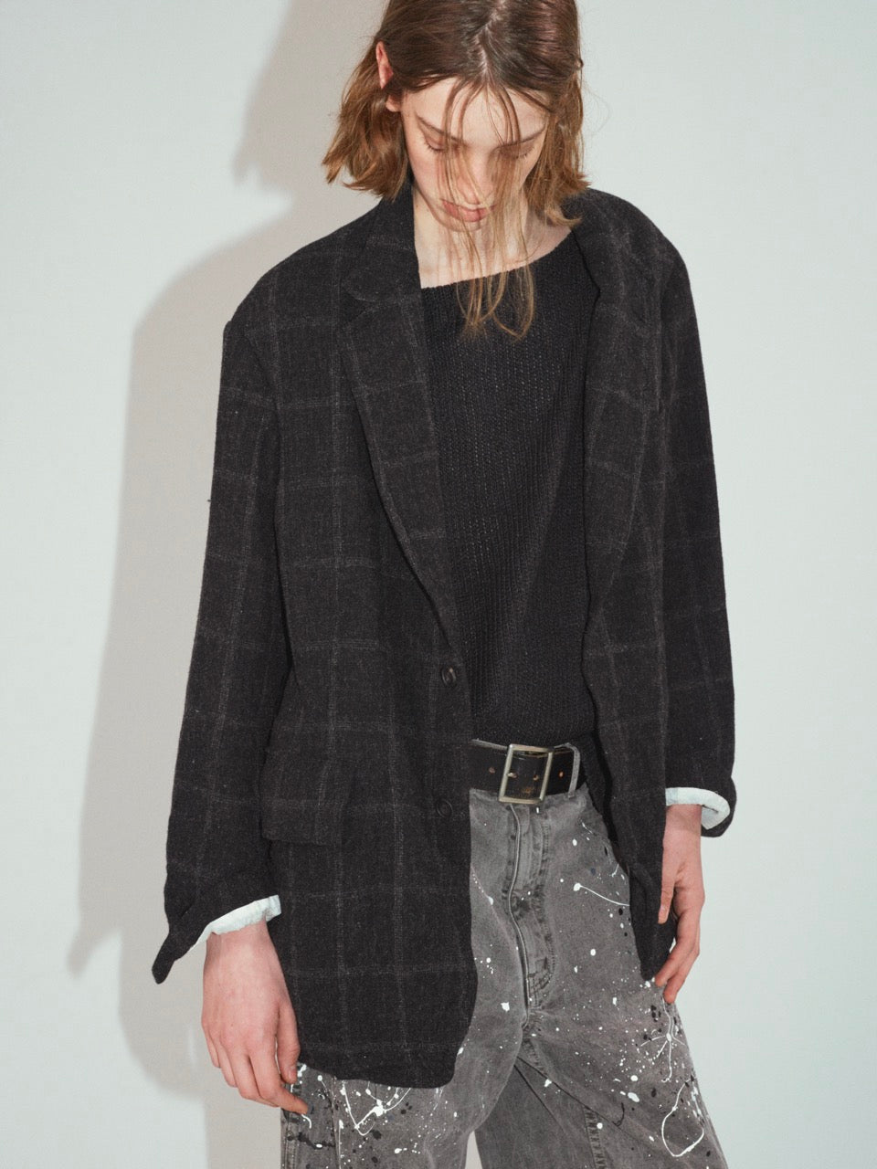 ensou. エンソウ 2B doni’s blazer ensou. 2B Doni's Blazer (Brown Stripe) / E12J002